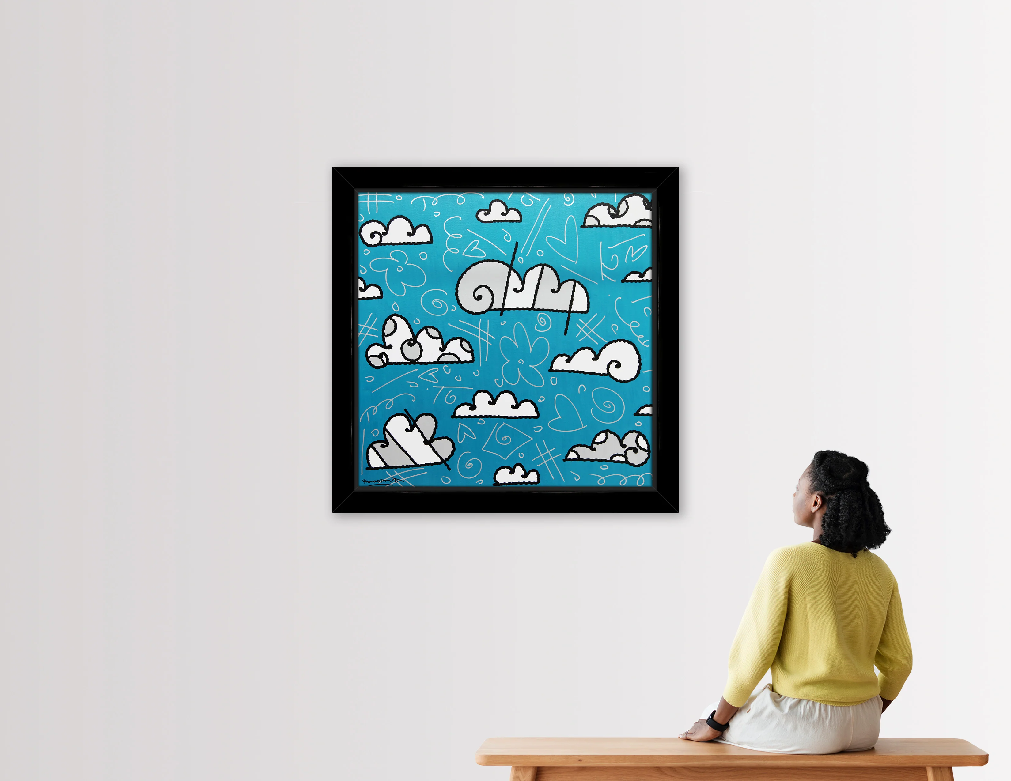 CLOUDS -  Original Painting - Image 3