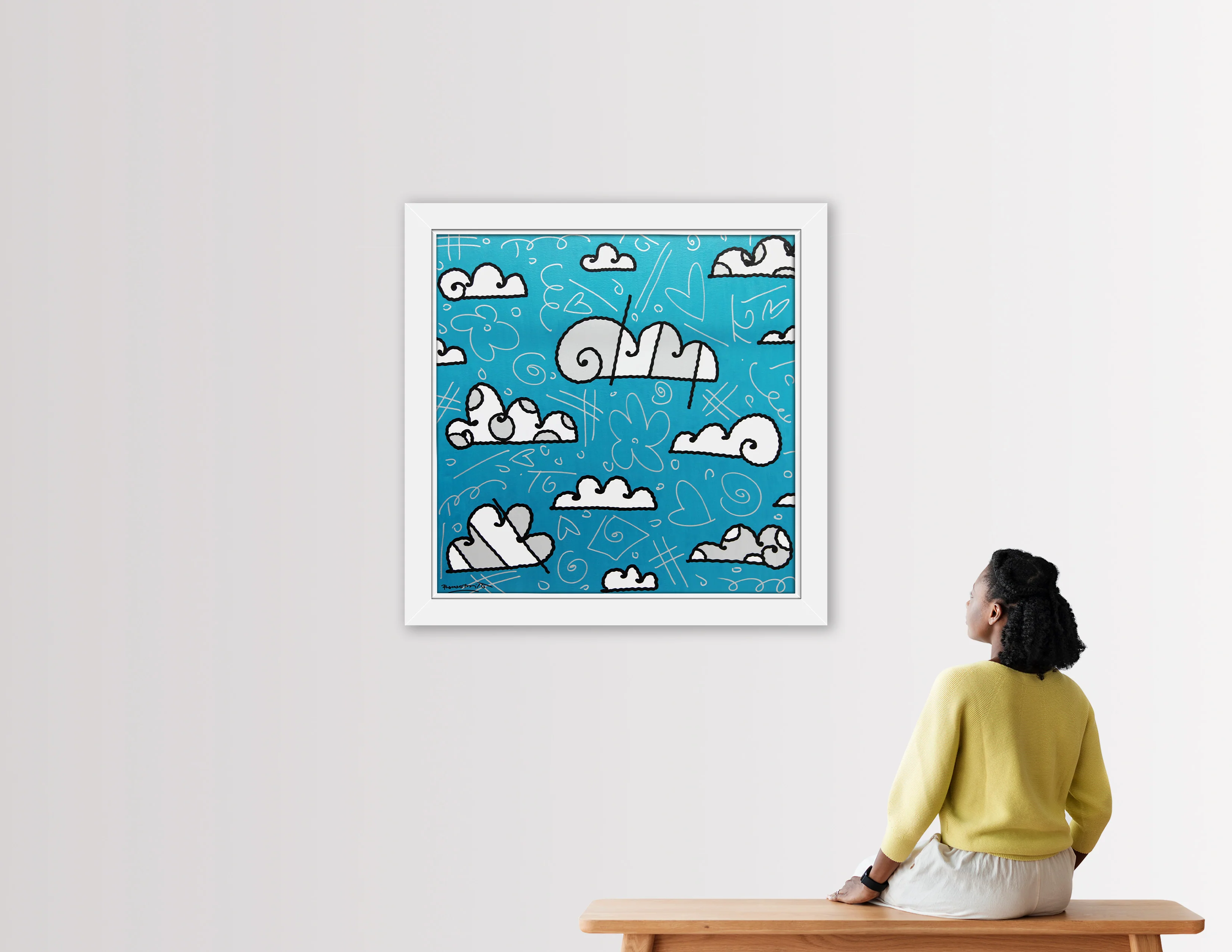 CLOUDS -  Original Painting - Image 4
