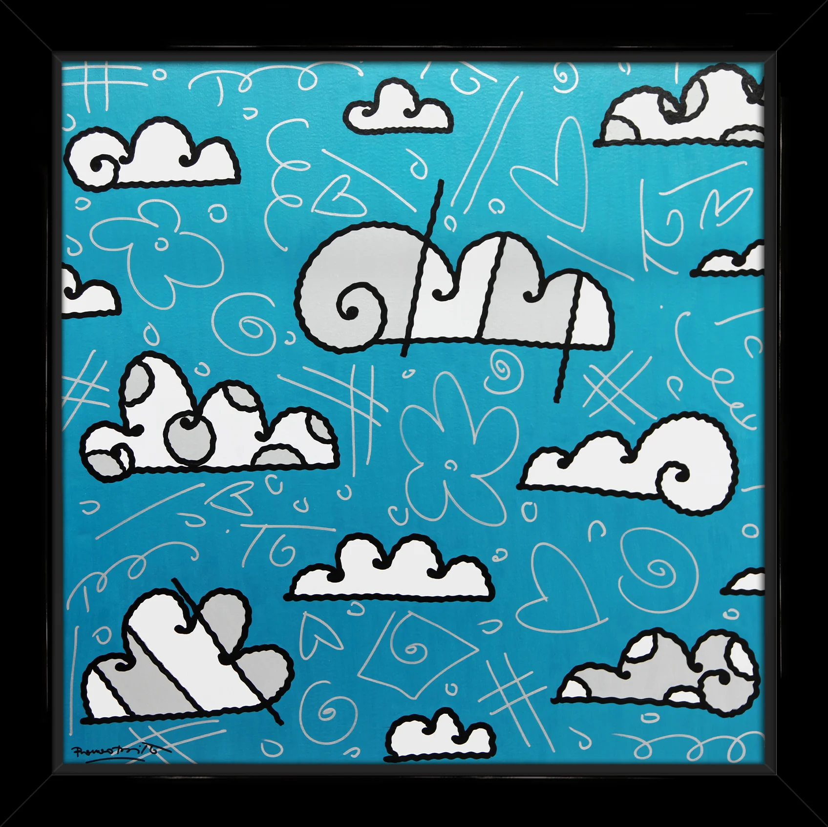 CLOUDS -  Original Painting - Image 5
