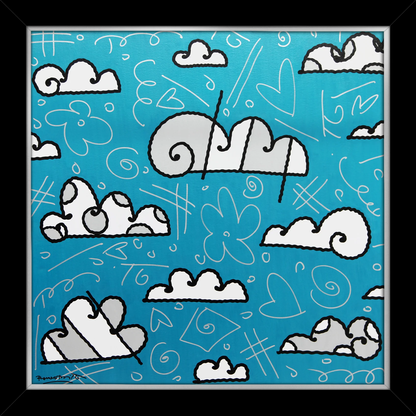 CLOUDS -  Original Painting - Image 6
