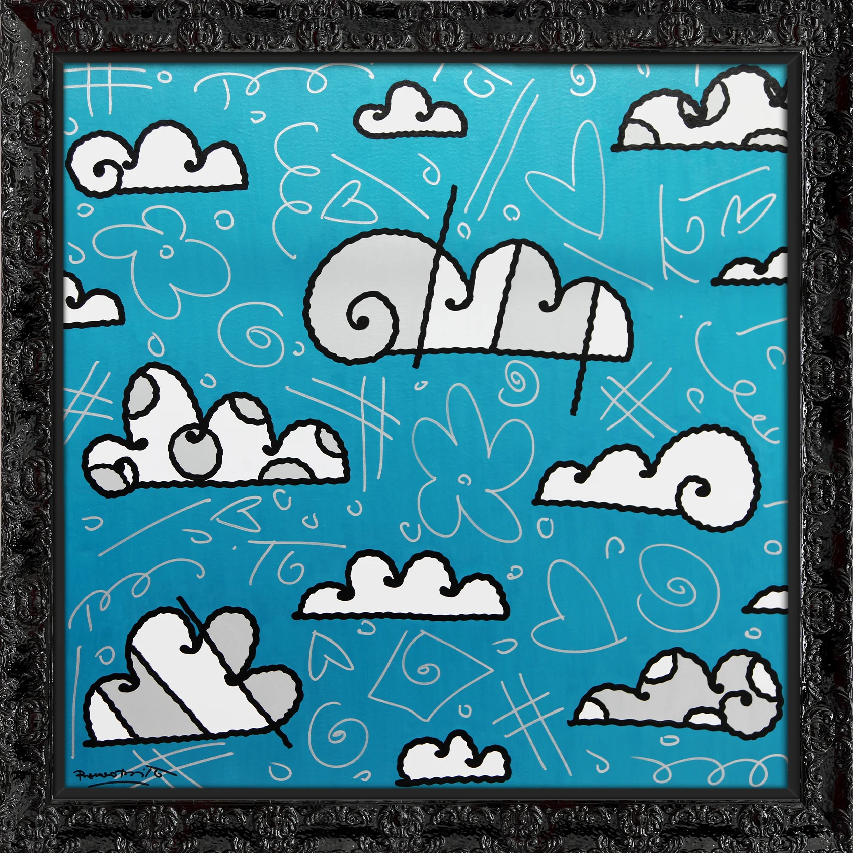 CLOUDS -  Original Painting - Image 7