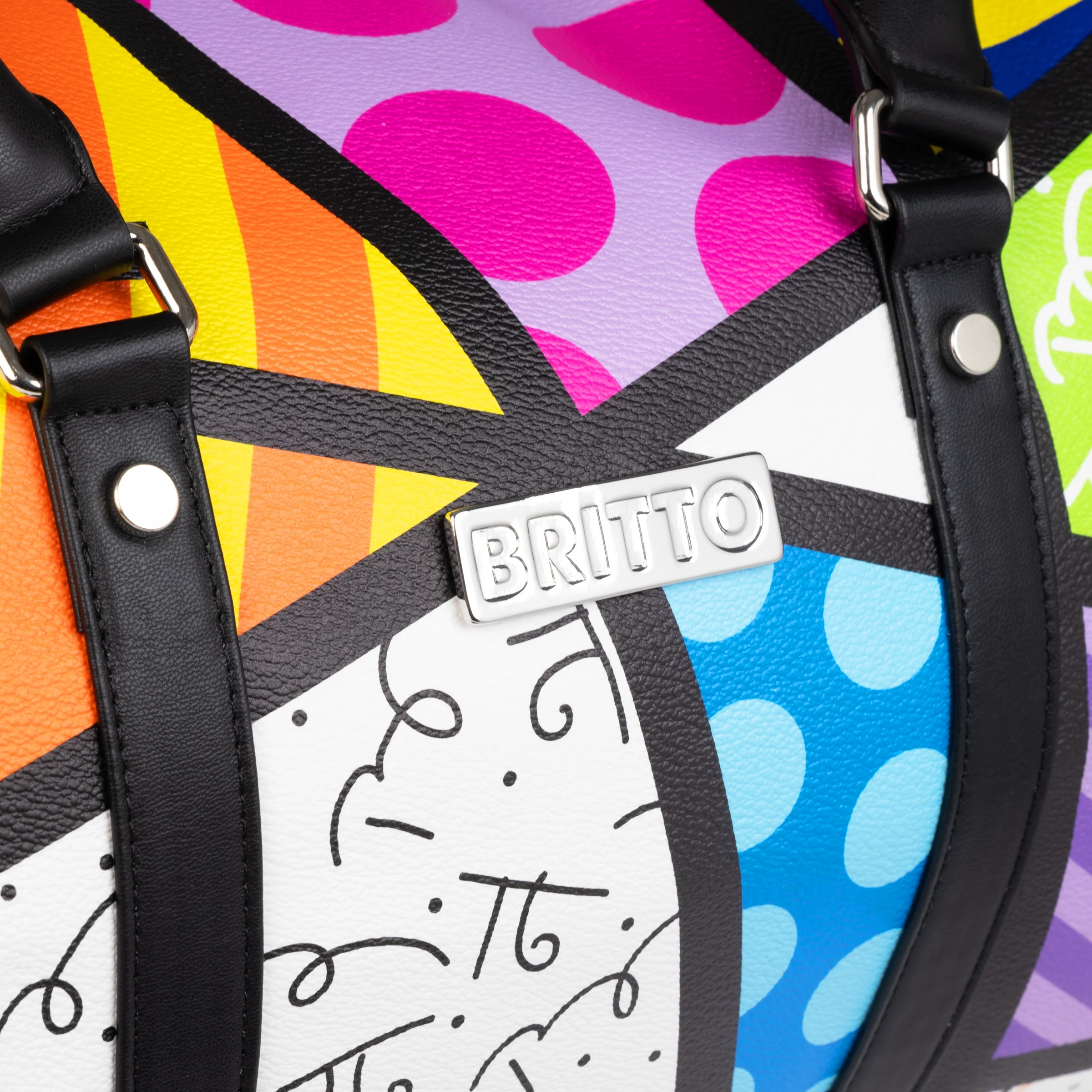 Colorful Landscape Britto Duffle Bag - Image 5