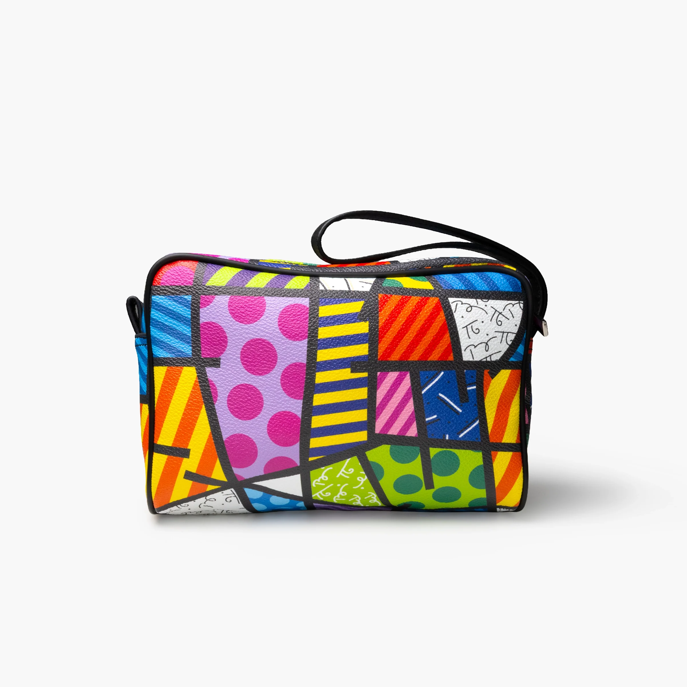 Colorful Landscape Britto Eco Leather Toiletry Bag - Image 3