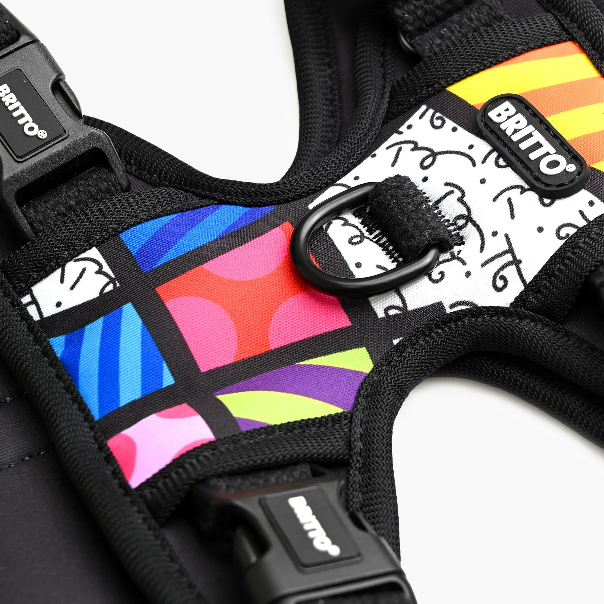 Colorful Landscape Britto Pet Harness - Image 5