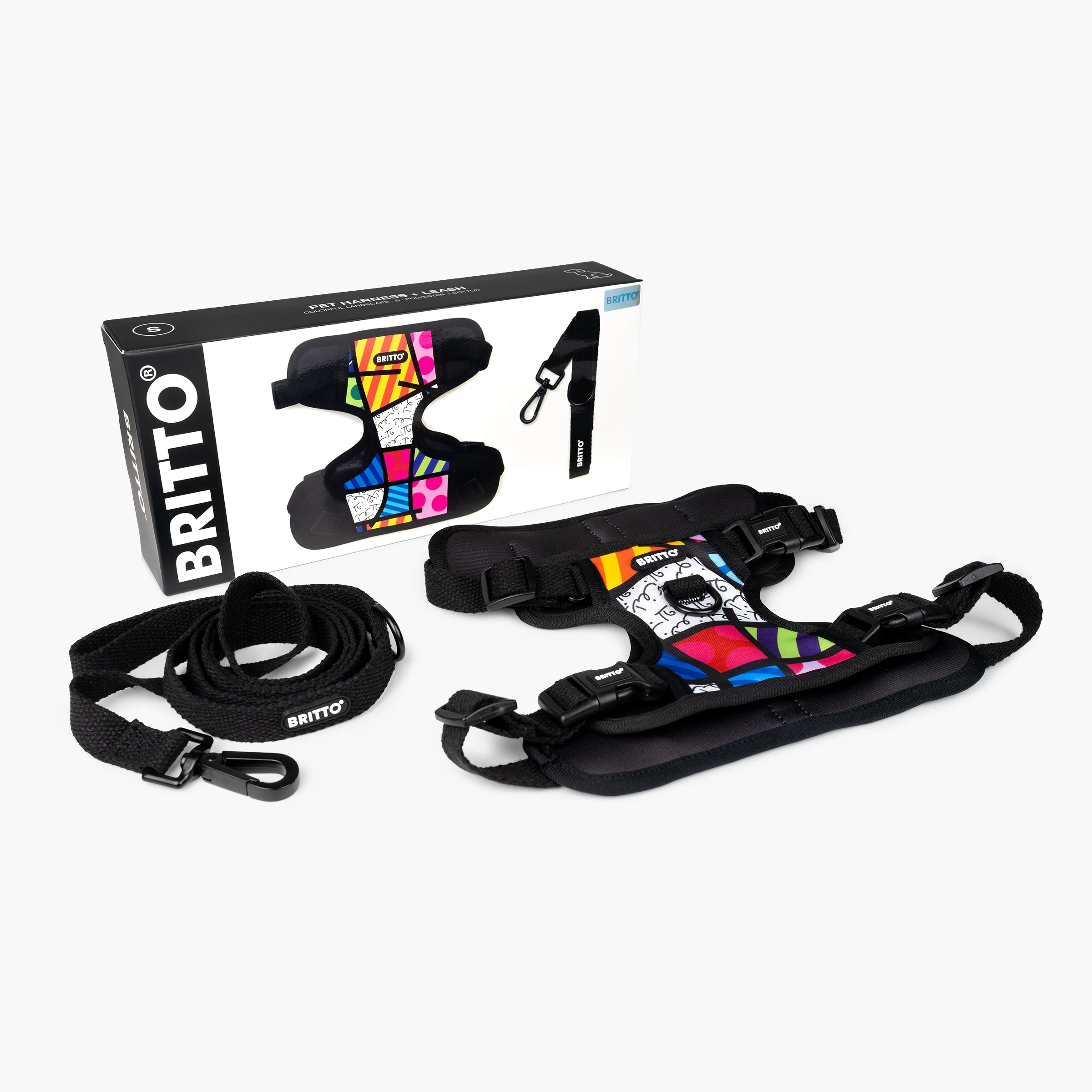 Colorful Landscape Britto Pet Harness - Image 6