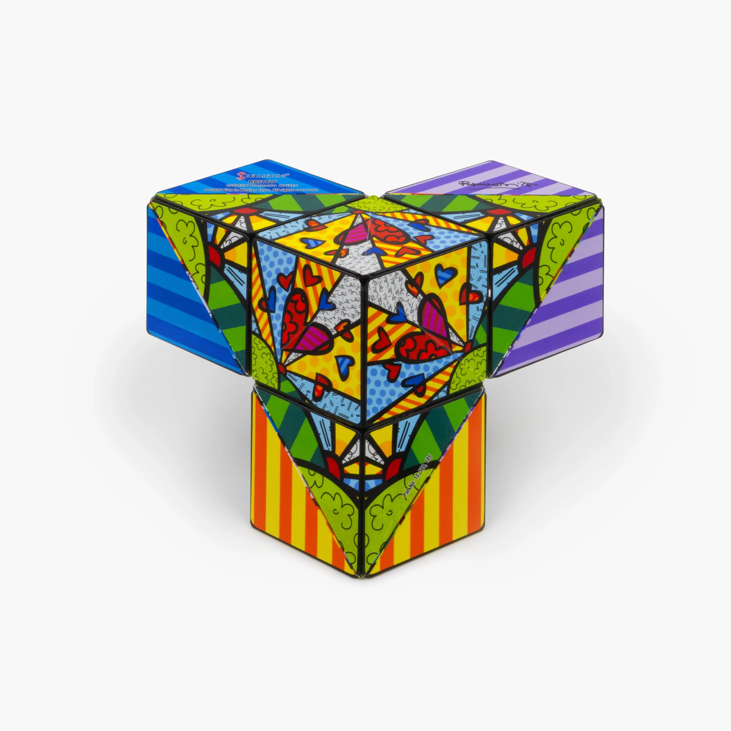 Colorful Landscape Britto Puzzle Cube - Image 10
