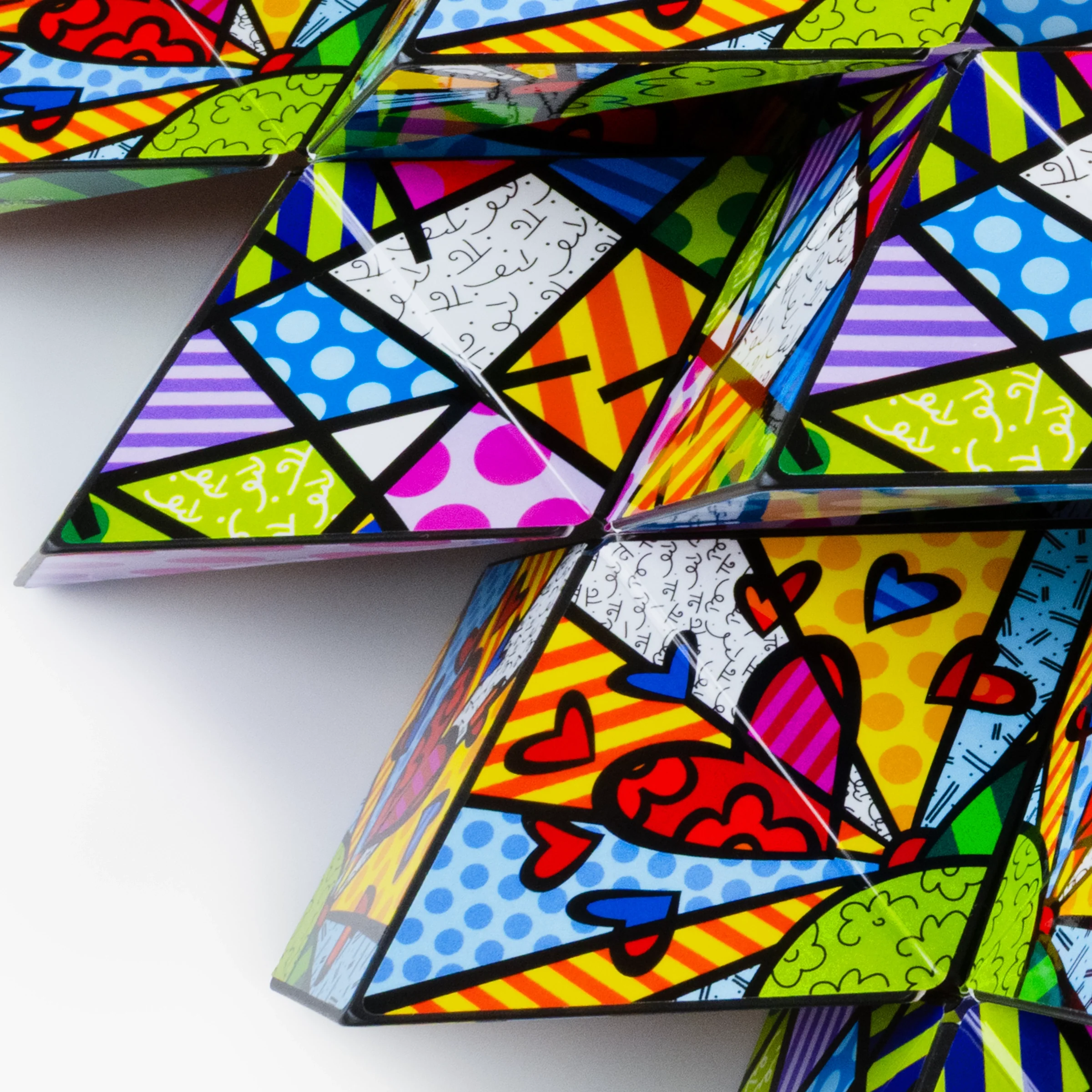 Colorful Landscape Britto Puzzle Cube - Image 11