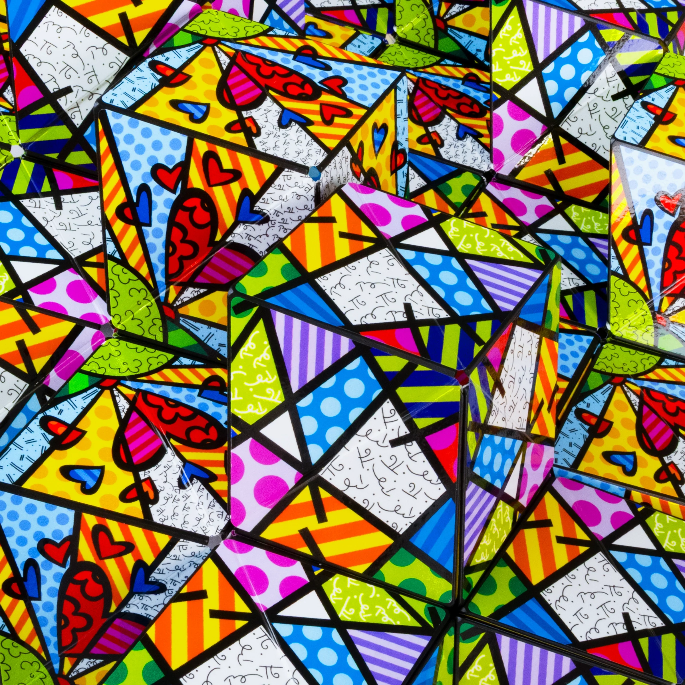Colorful Landscape Britto Puzzle Cube - Image 13
