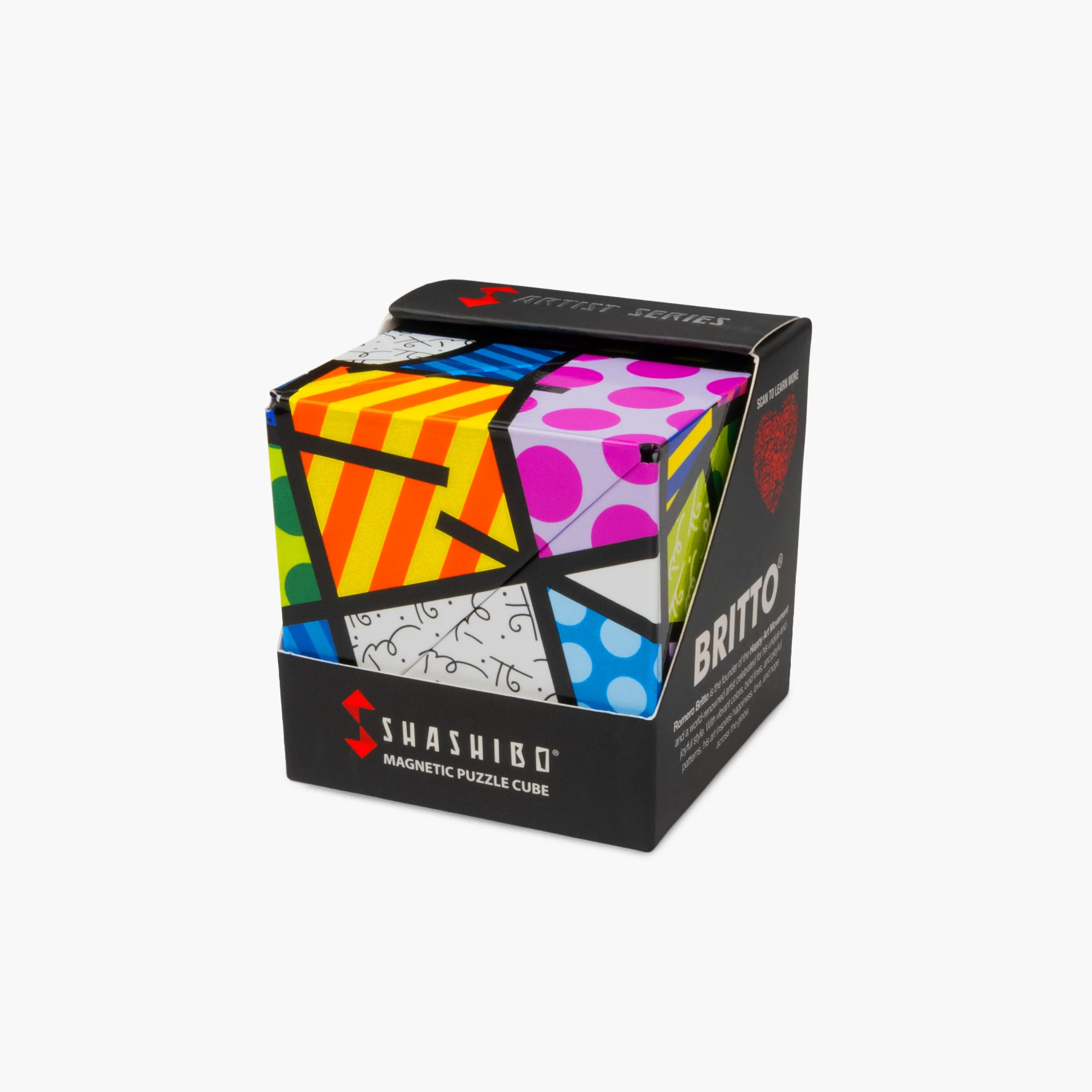 Colorful Landscape Britto Puzzle Cube - Image 3