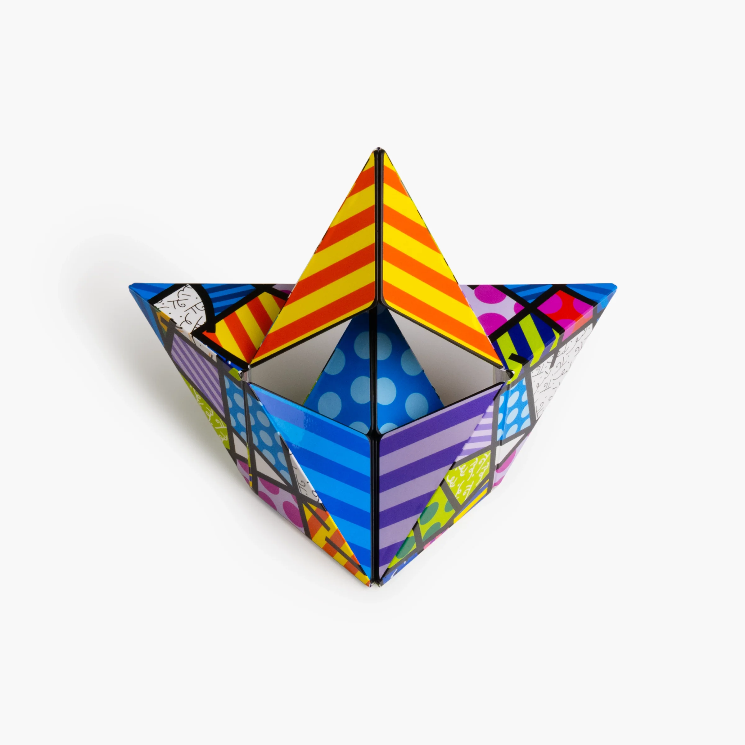 Colorful Landscape Britto Puzzle Cube - Image 5