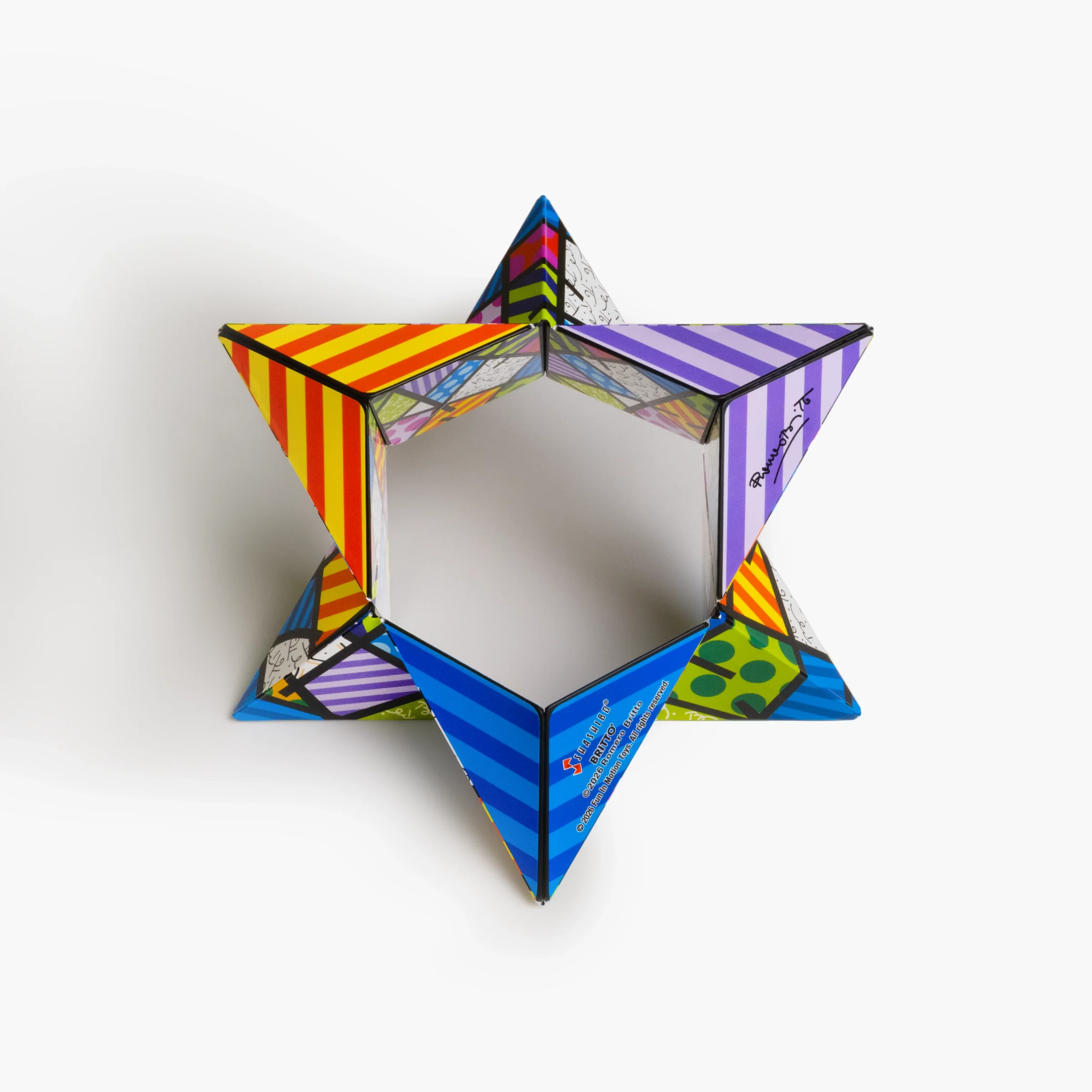 Colorful Landscape Britto Puzzle Cube - Image 6