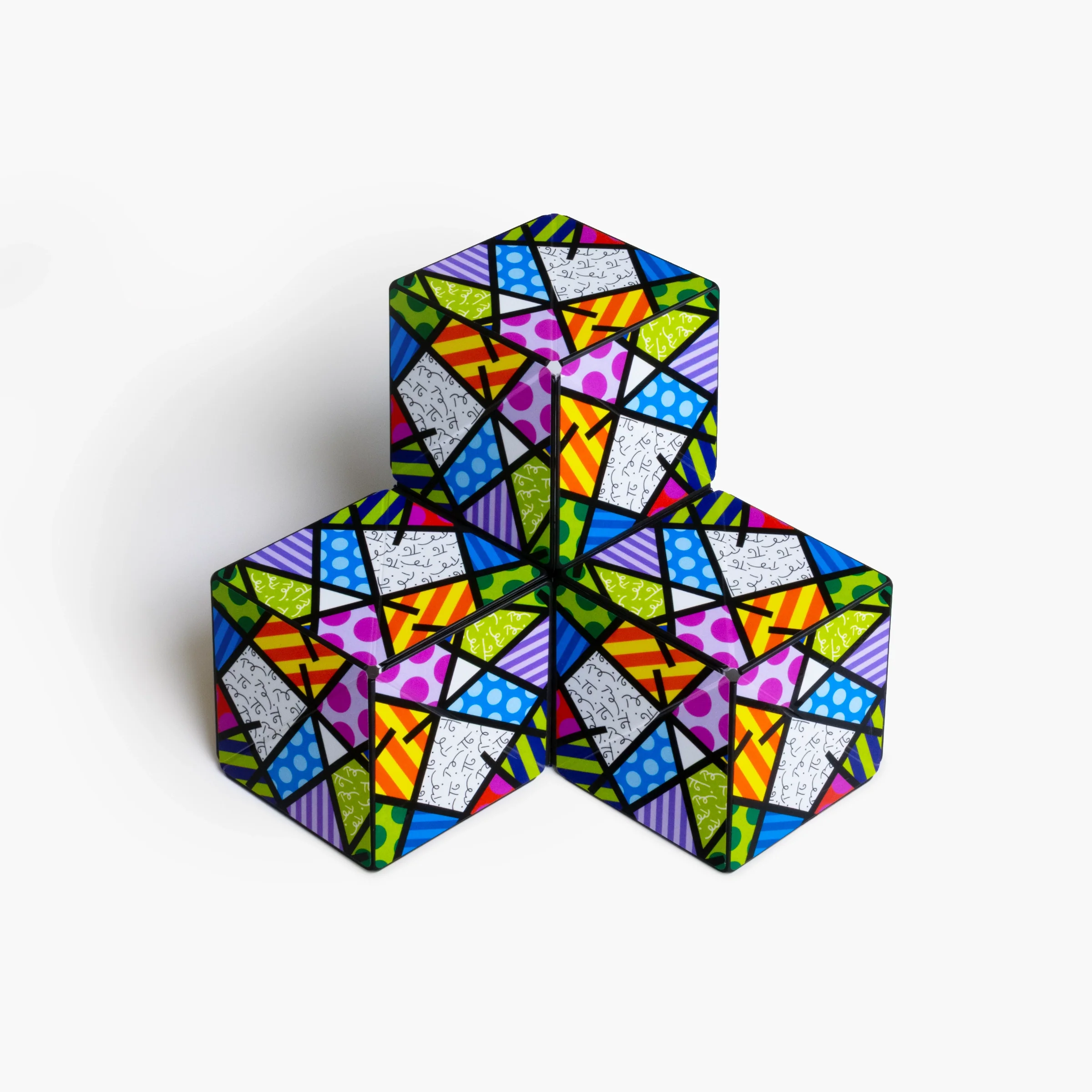 Colorful Landscape Britto Puzzle Cube - Image 8
