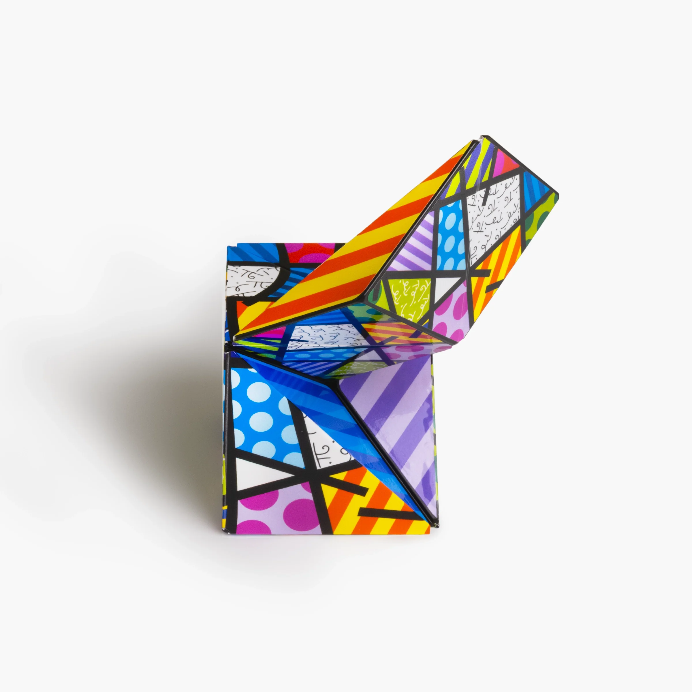 Colorful Landscape Britto Puzzle Cube - Image 9