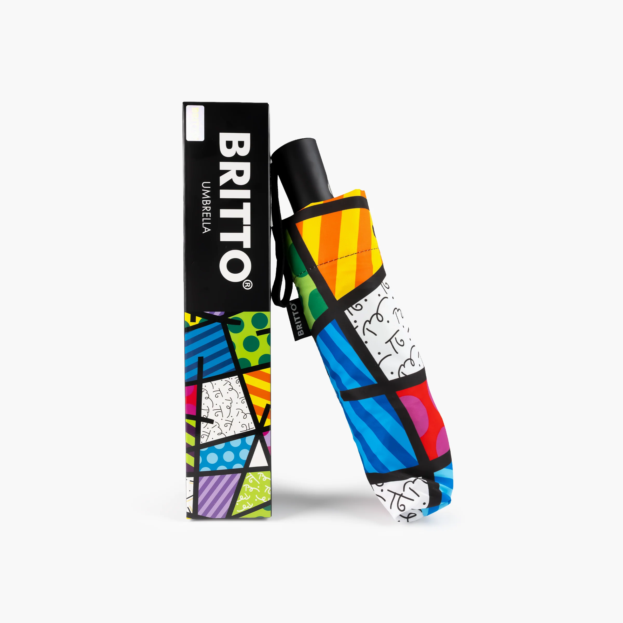 Colorful Landscape Britto Umbrella - Image 6