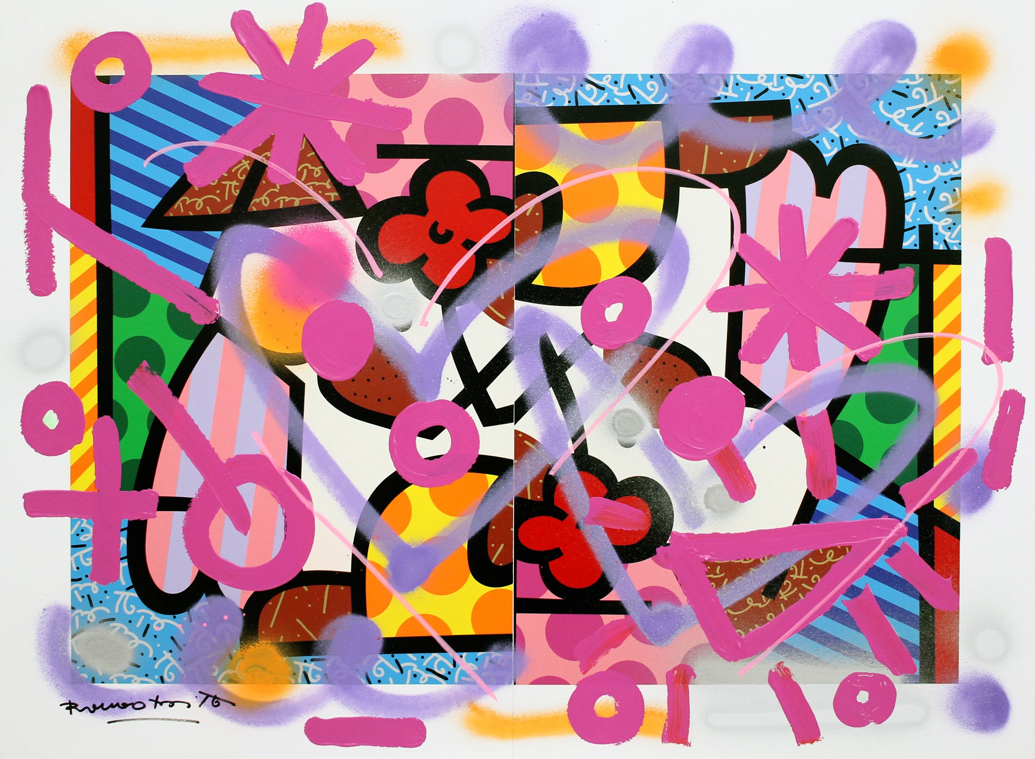 COMPOSITION-JUXTAPOSITION - Mixed Media Original