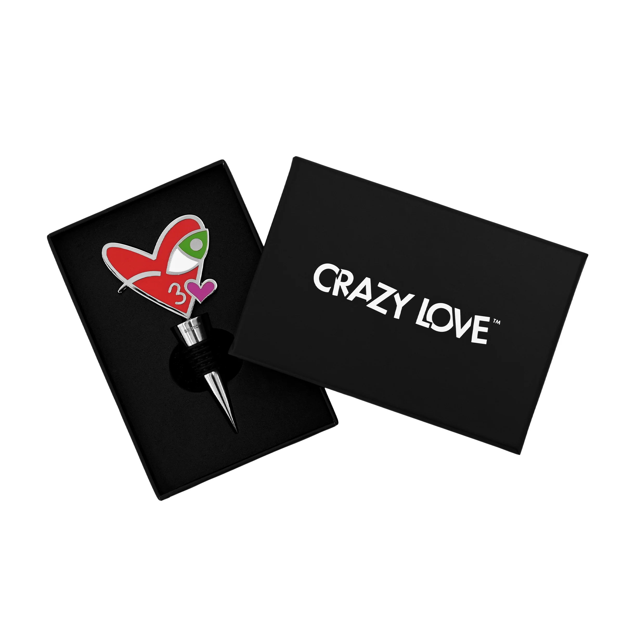 Fresh Love Crazy Love by Britto Wine Stopper - Image 3