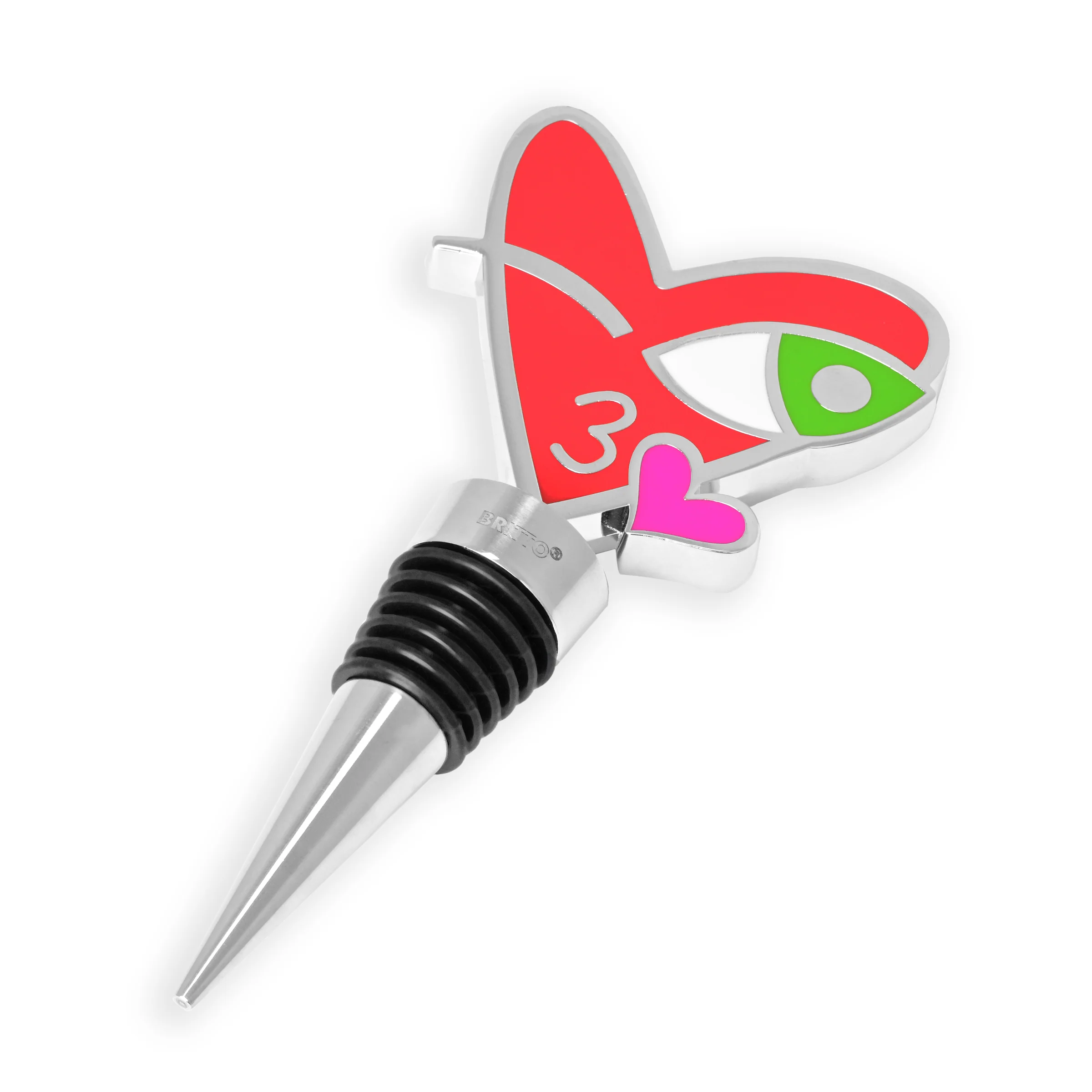 Fresh Love Crazy Love by Britto Wine Stopper - Image 4