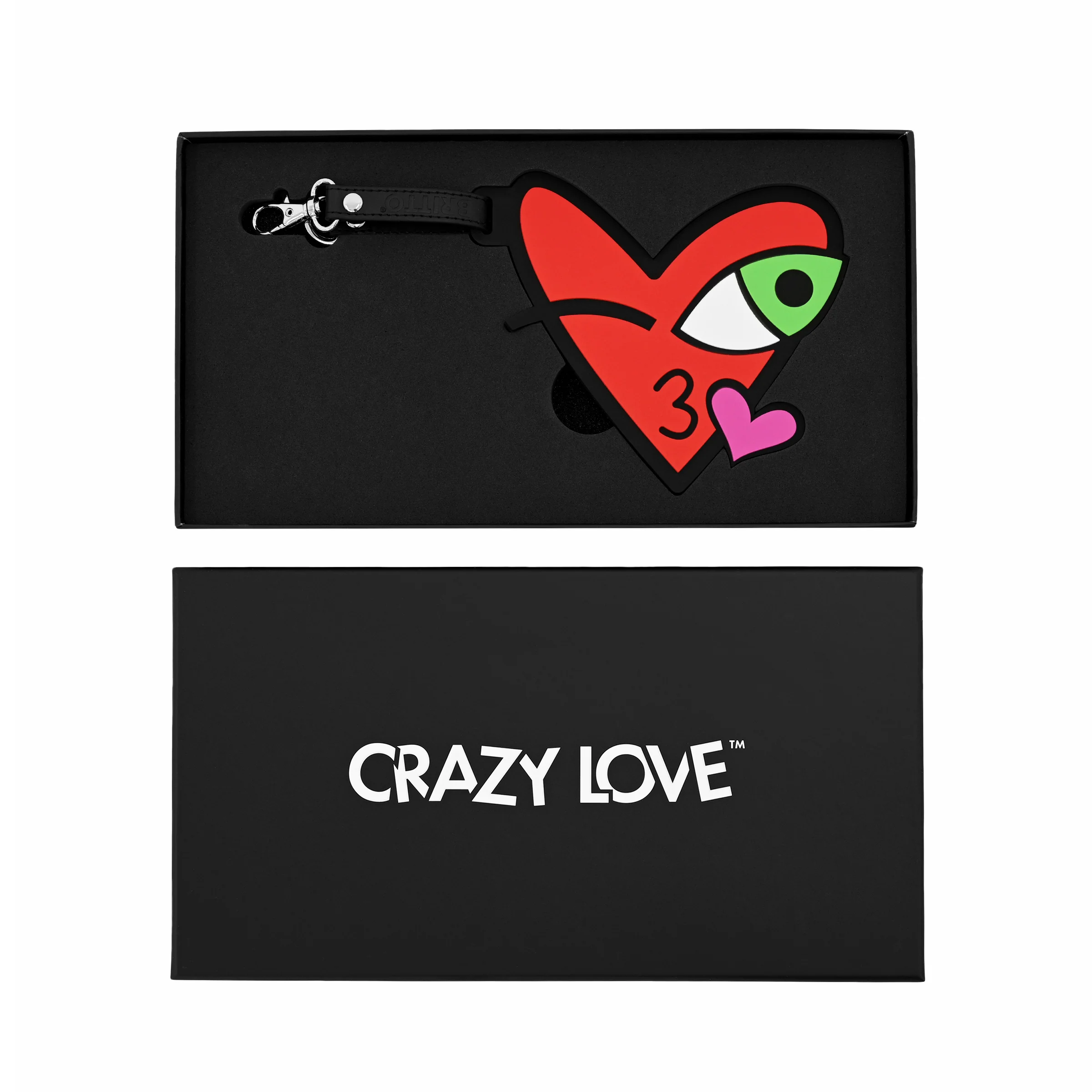 Fresh Love Crazy Love by Britto Luggage Tag - Image 3
