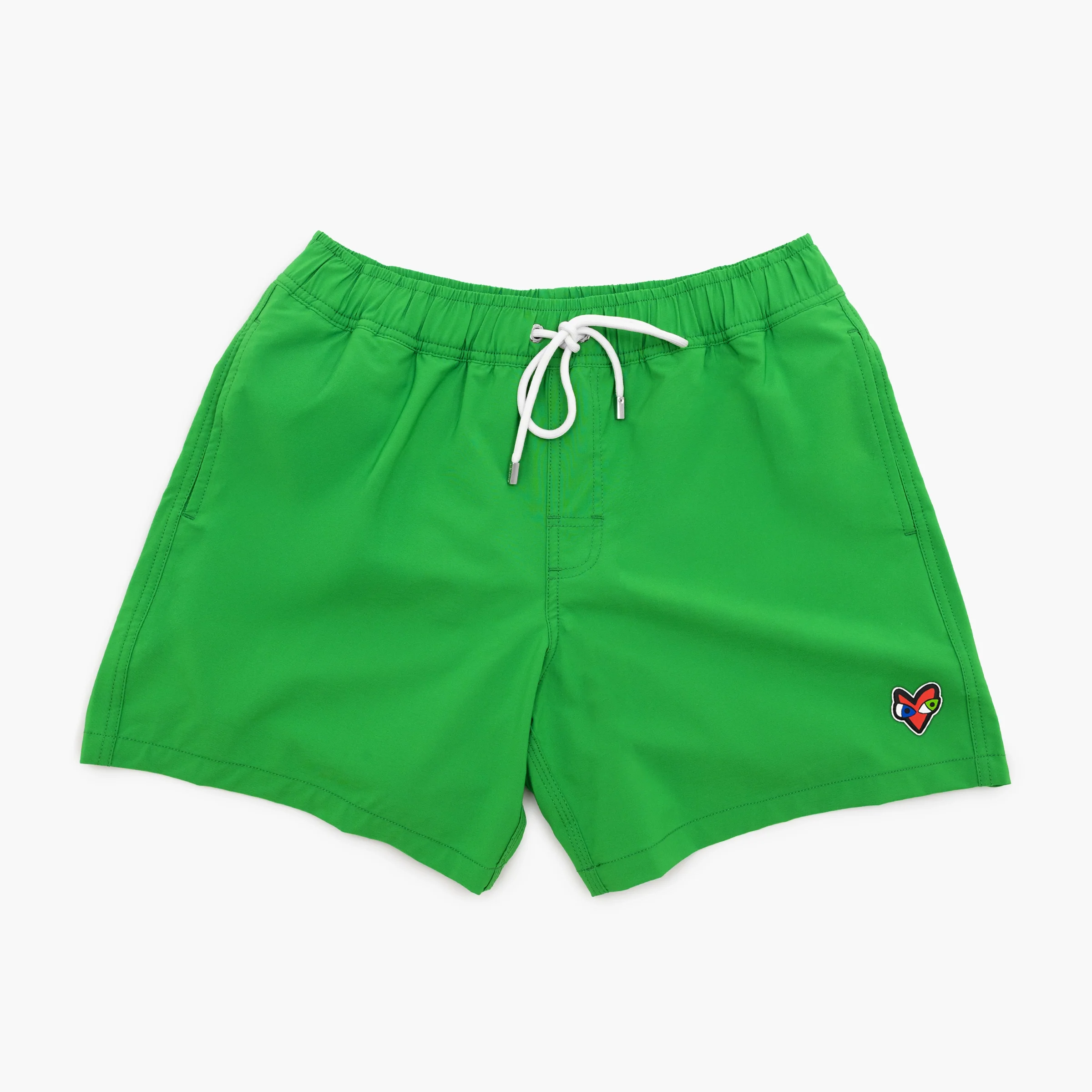 Crazy Love by Britto Men's Green Shorts