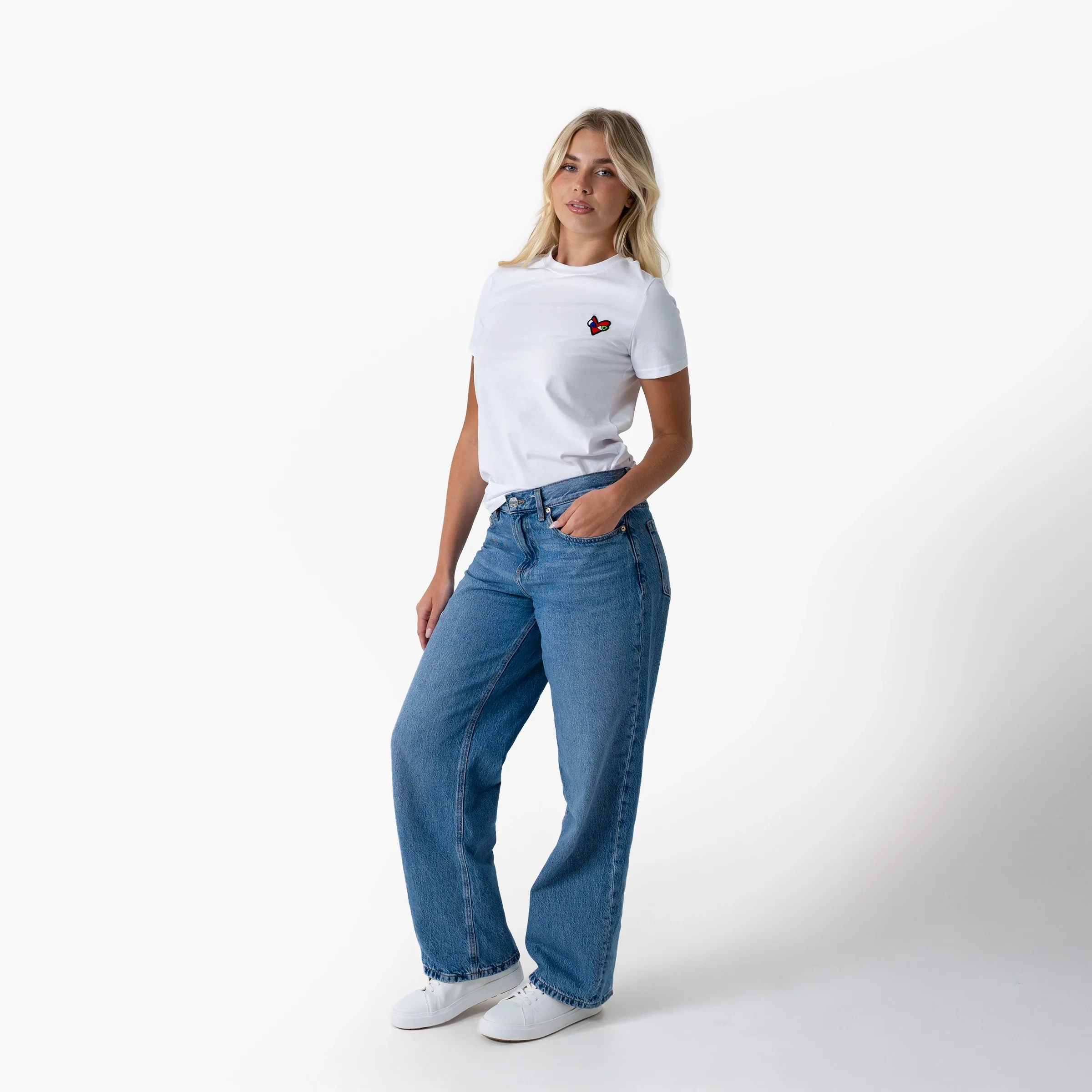 Crazy Love White T-Shirt for Women - Image 7