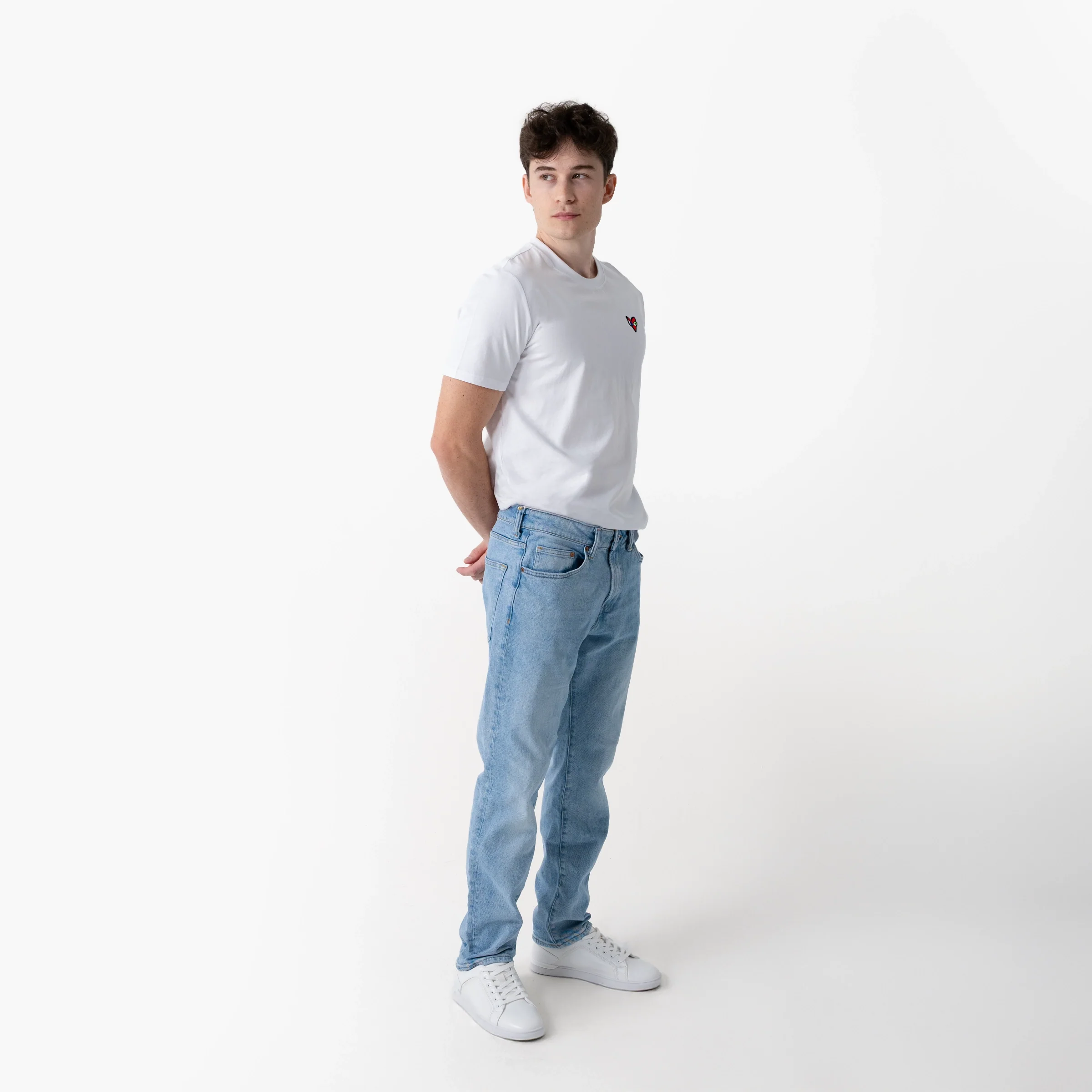 Crazy Love White T-Shirt for Men - Image 7