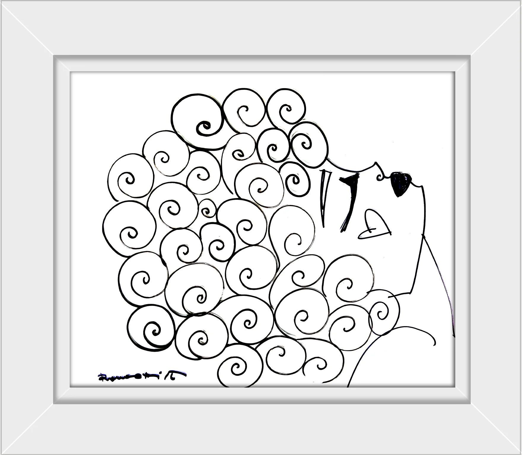 CURLY -  Original Drawing - Image 10