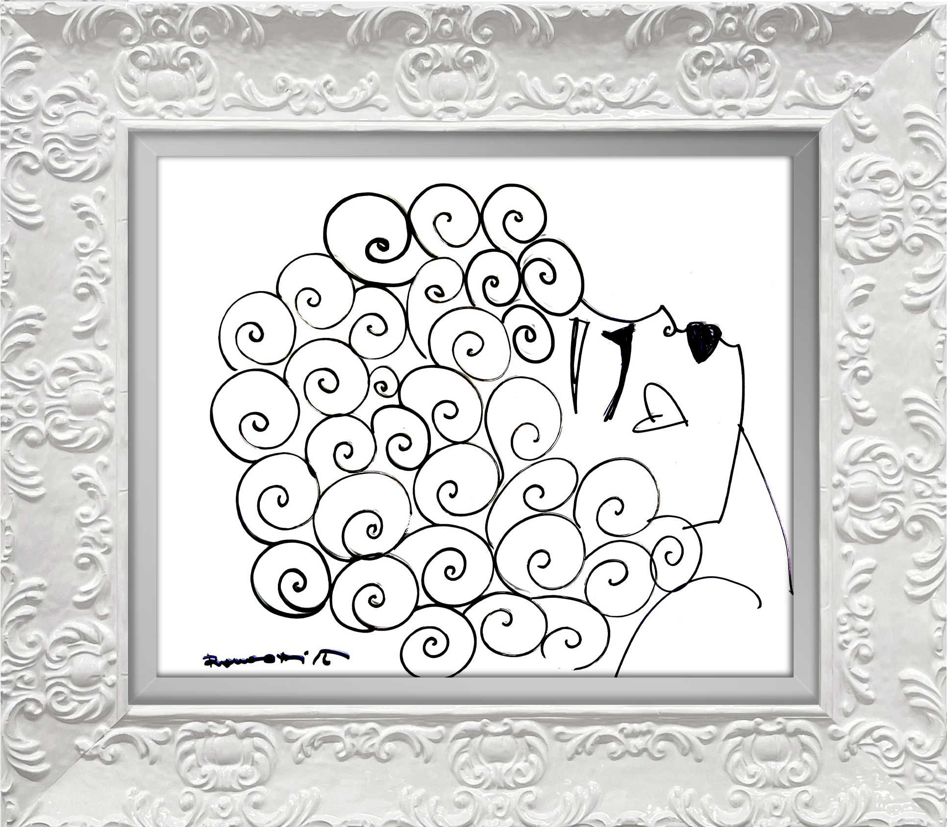 CURLY -  Original Drawing - Image 13