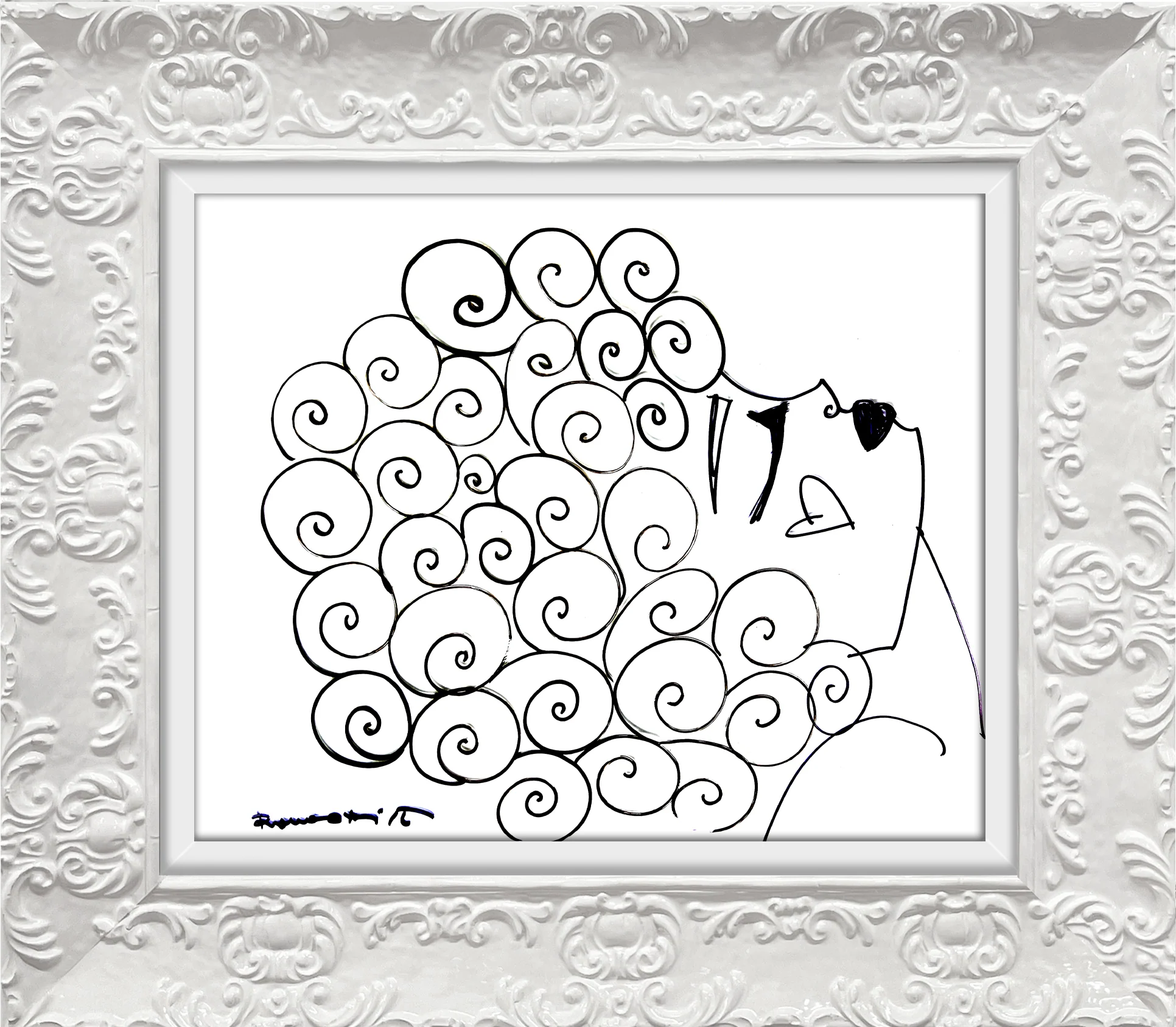 CURLY -  Original Drawing - Image 14