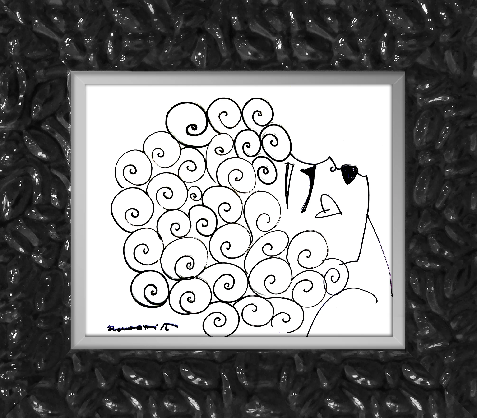 CURLY -  Original Drawing - Image 15