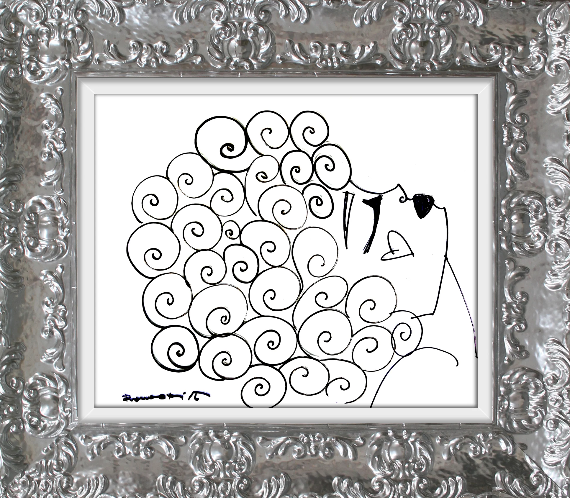 CURLY -  Original Drawing - Image 19
