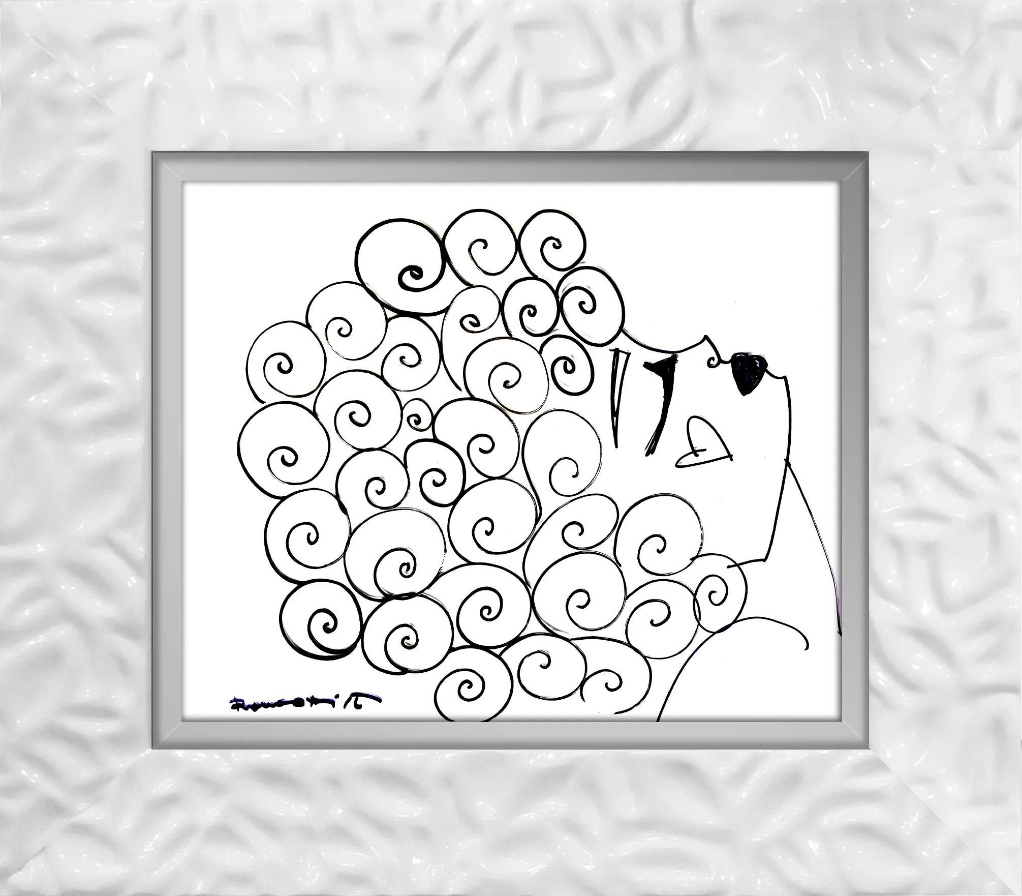 CURLY -  Original Drawing - Image 20