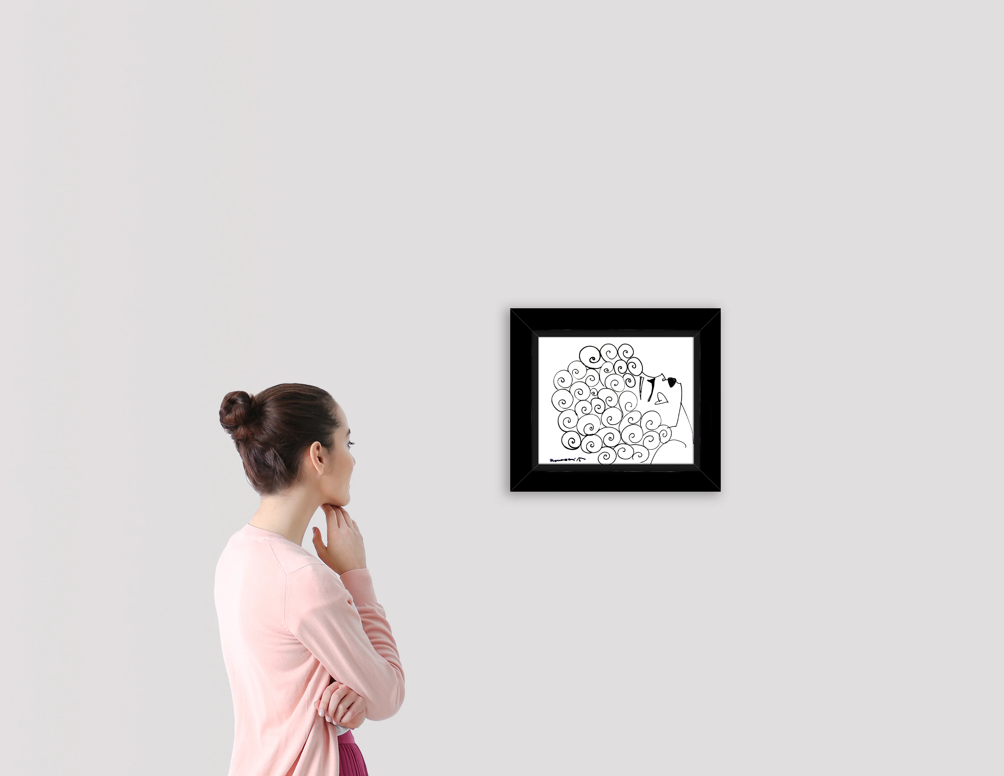 CURLY -  Original Drawing - Image 3