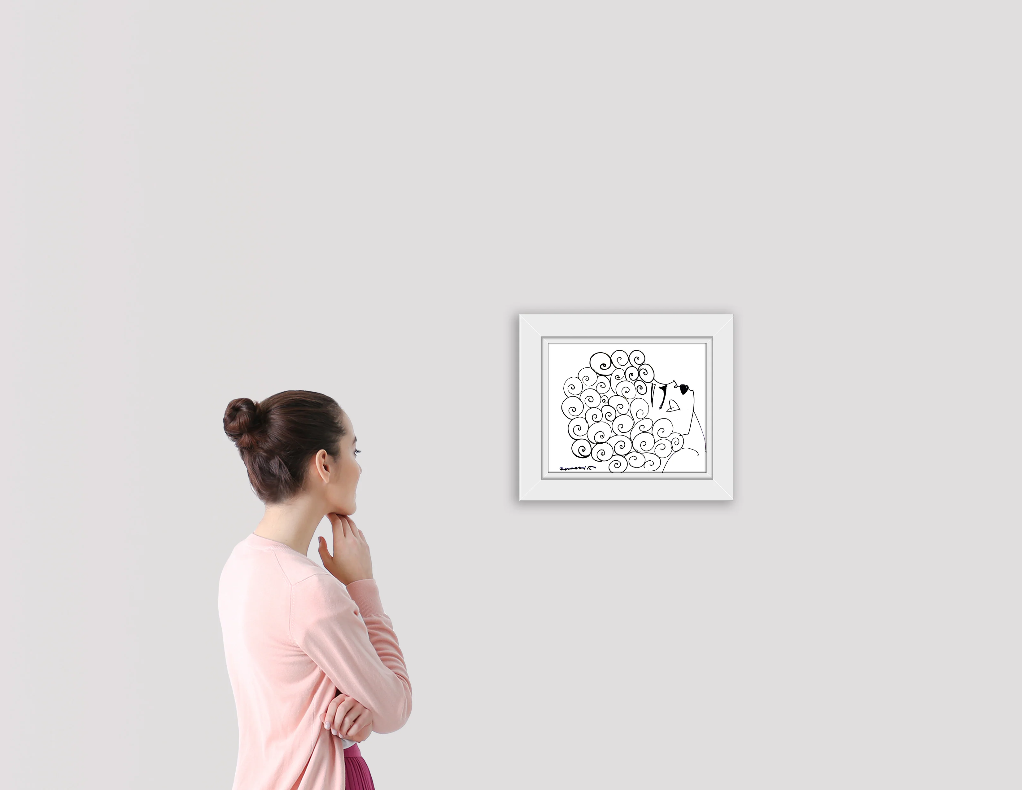 CURLY -  Original Drawing - Image 4