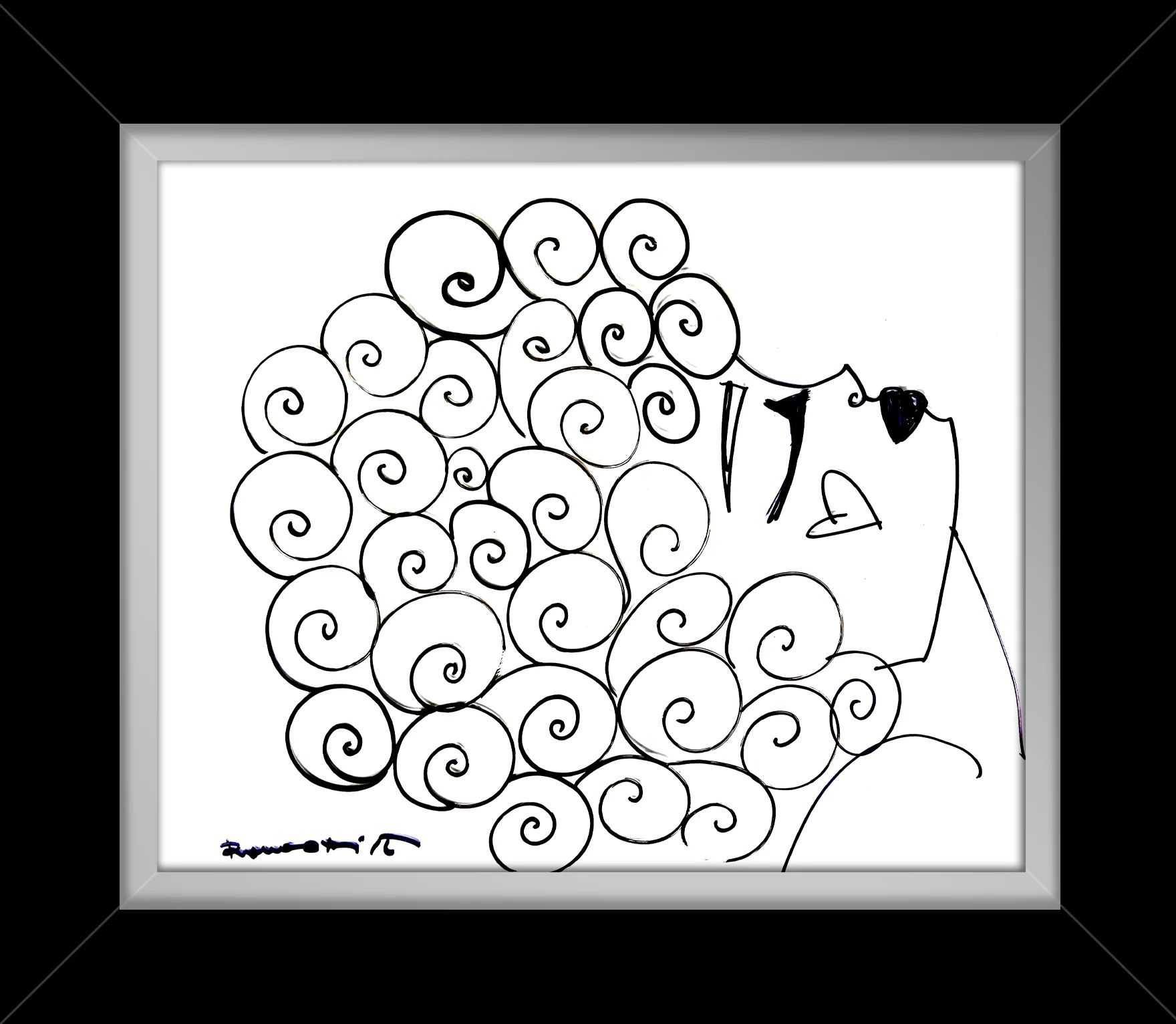 CURLY -  Original Drawing - Image 8