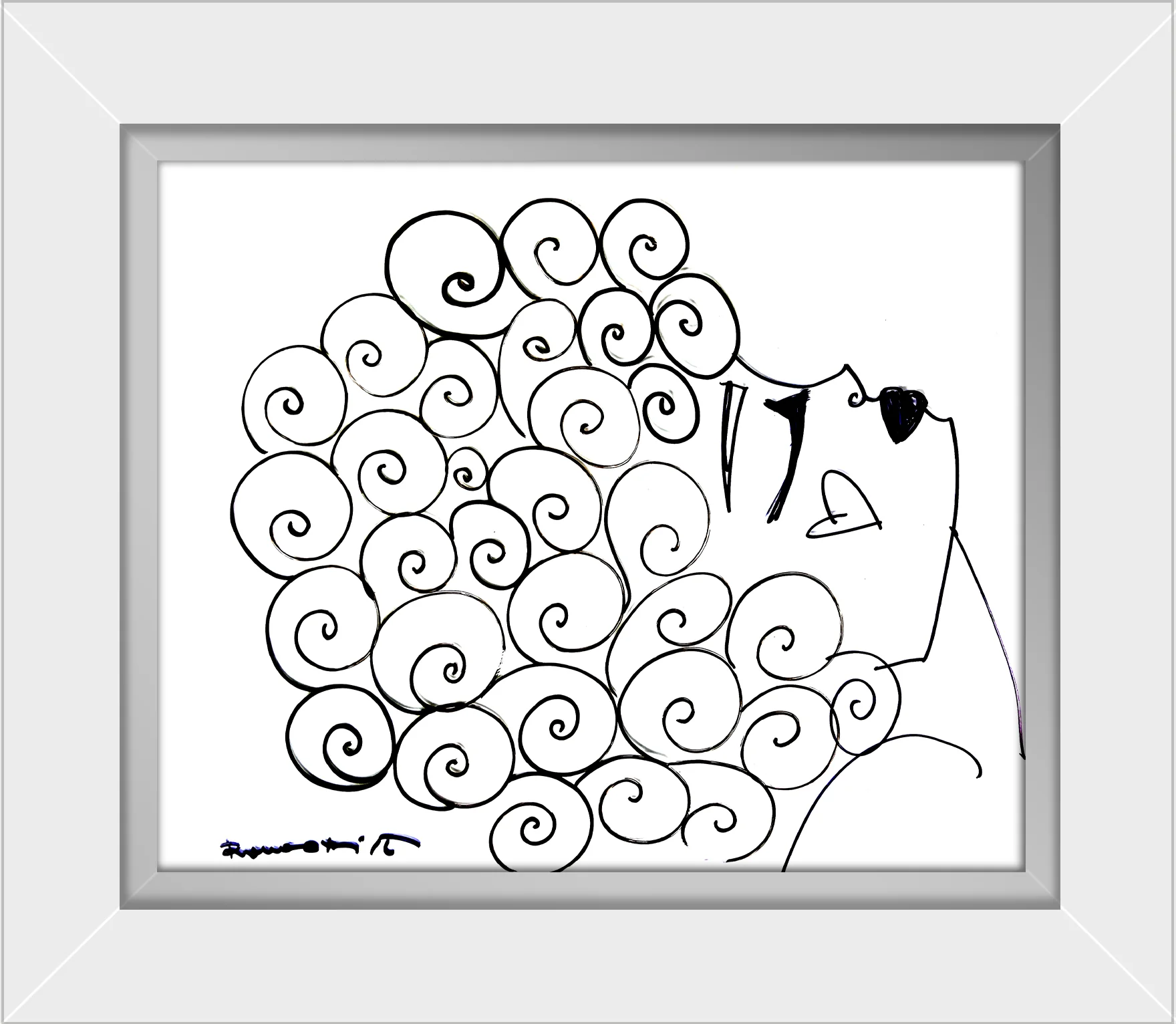 CURLY -  Original Drawing - Image 9