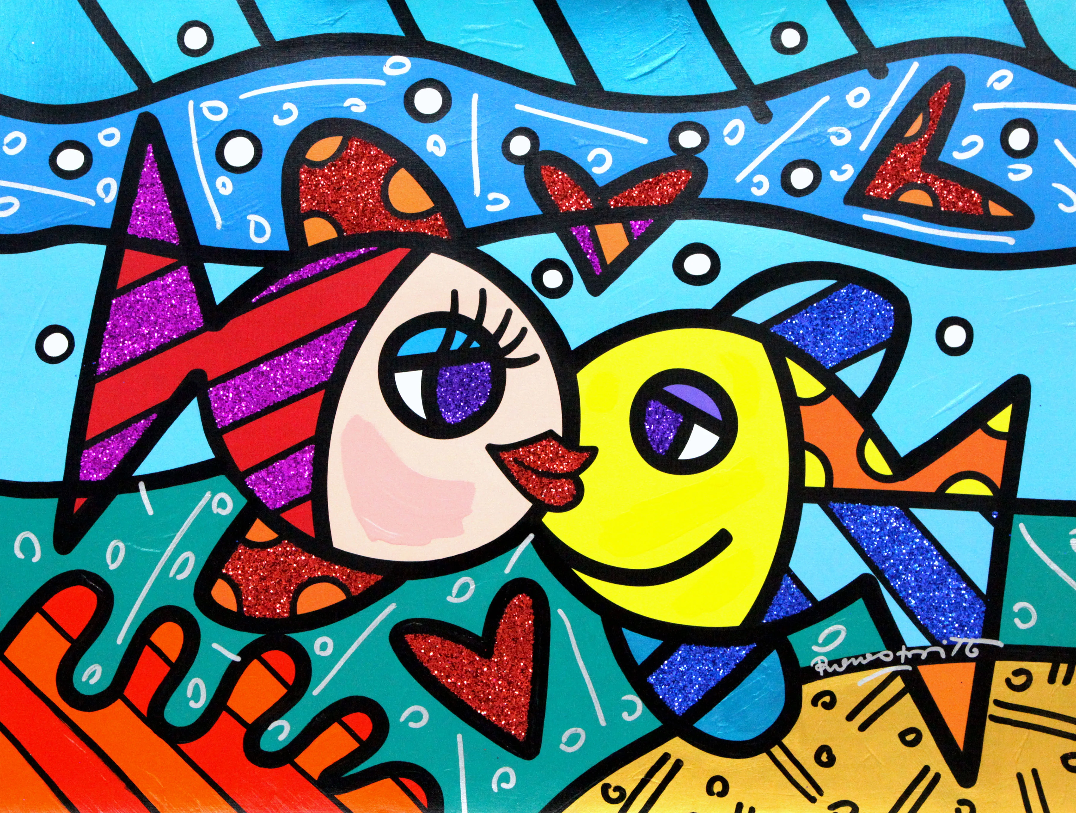Deep Feelings - Mixed Media Original
