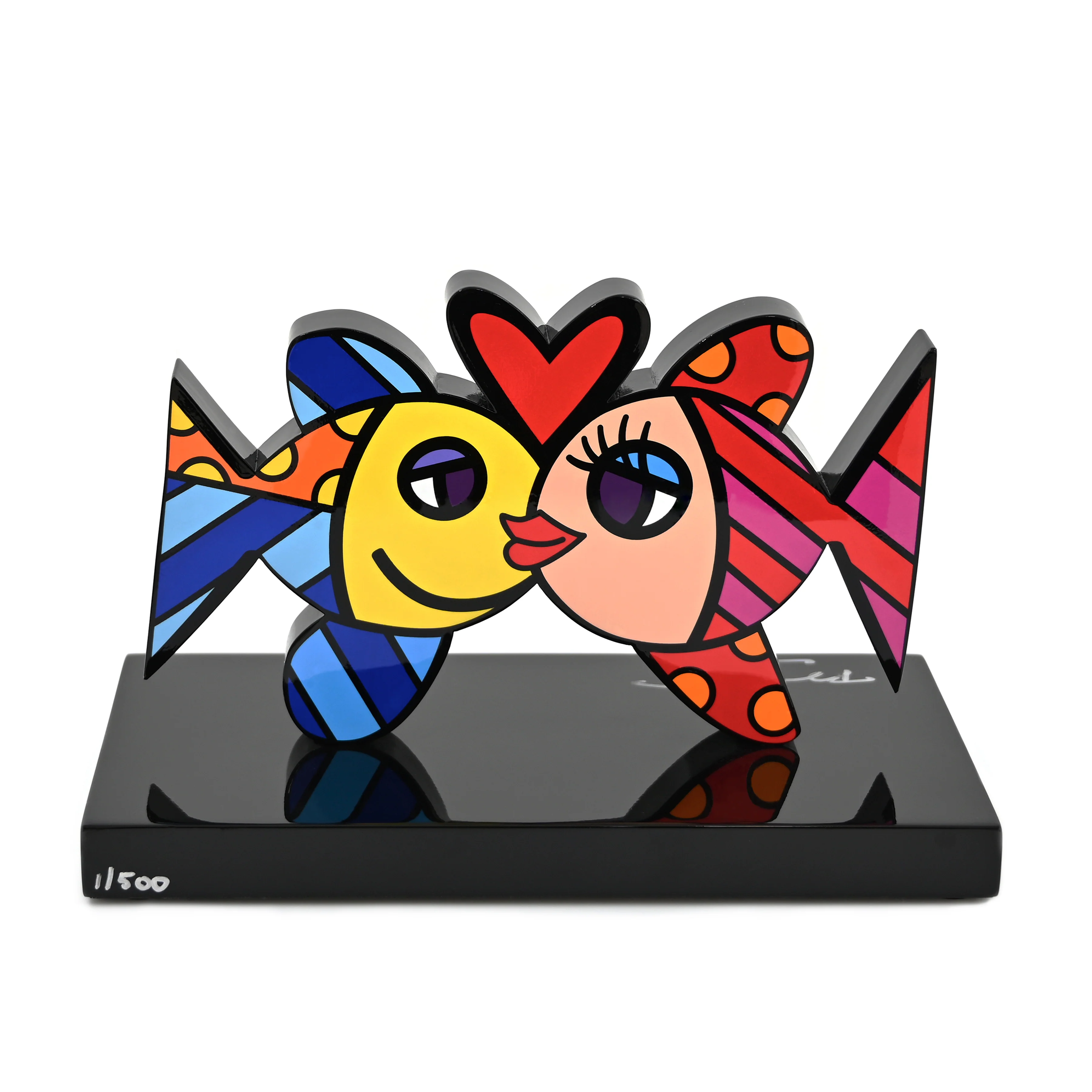 Deeply In Love (Black Base) - Limited Edition Sculpture - Image 3