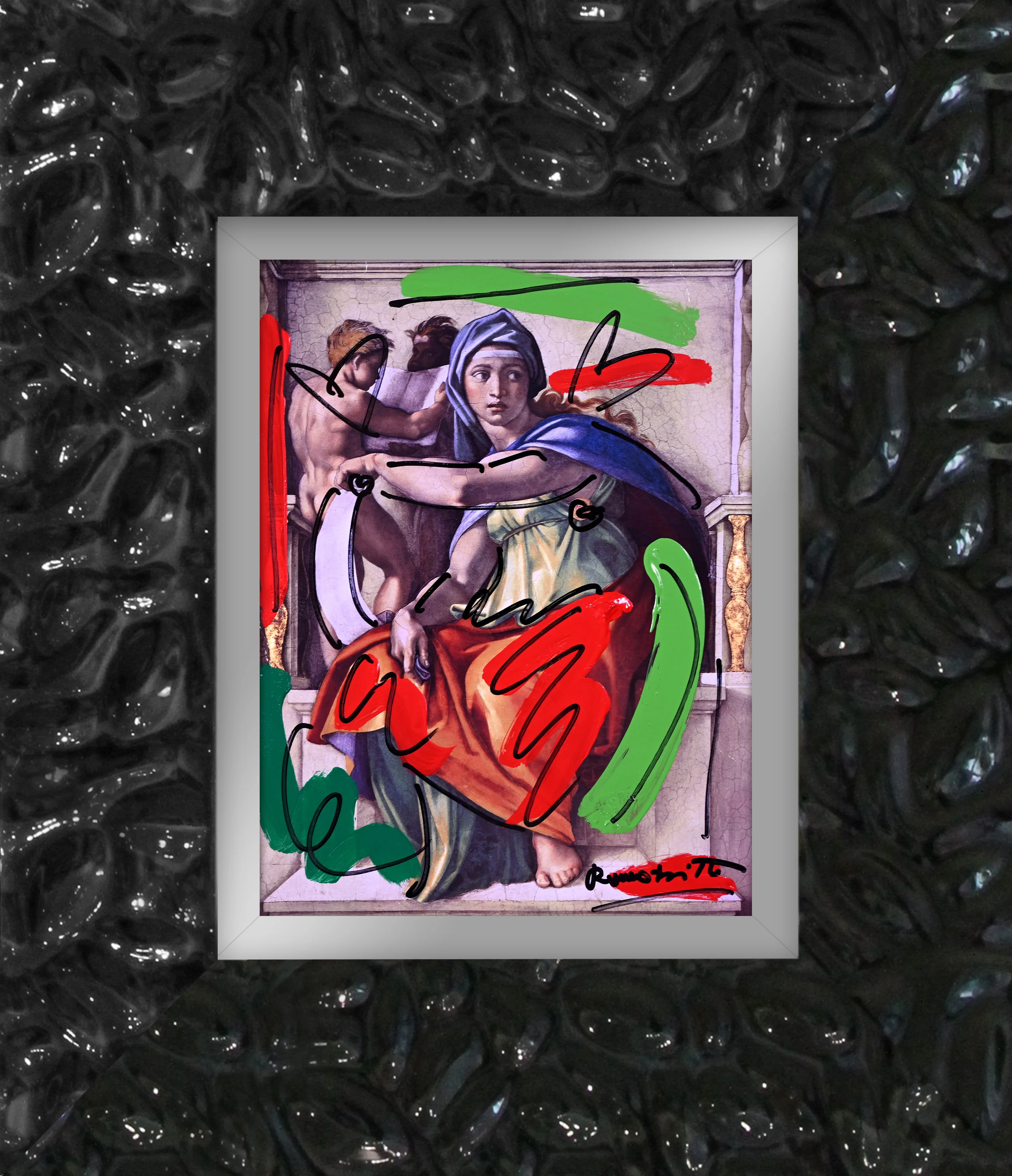 DELPHIC SIBYL - Mixed Media Original - Image 10