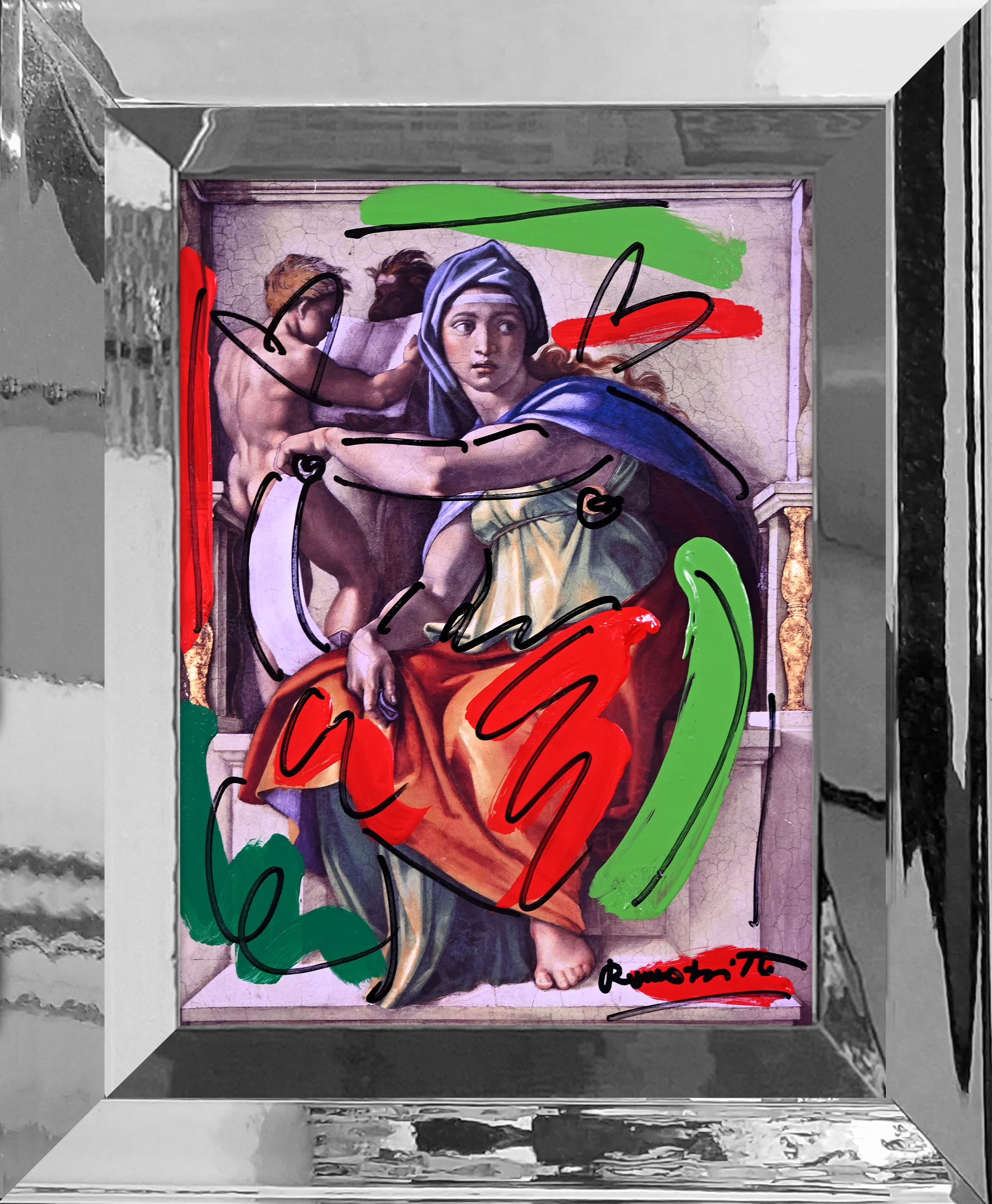 DELPHIC SIBYL - Mixed Media Original - Image 11