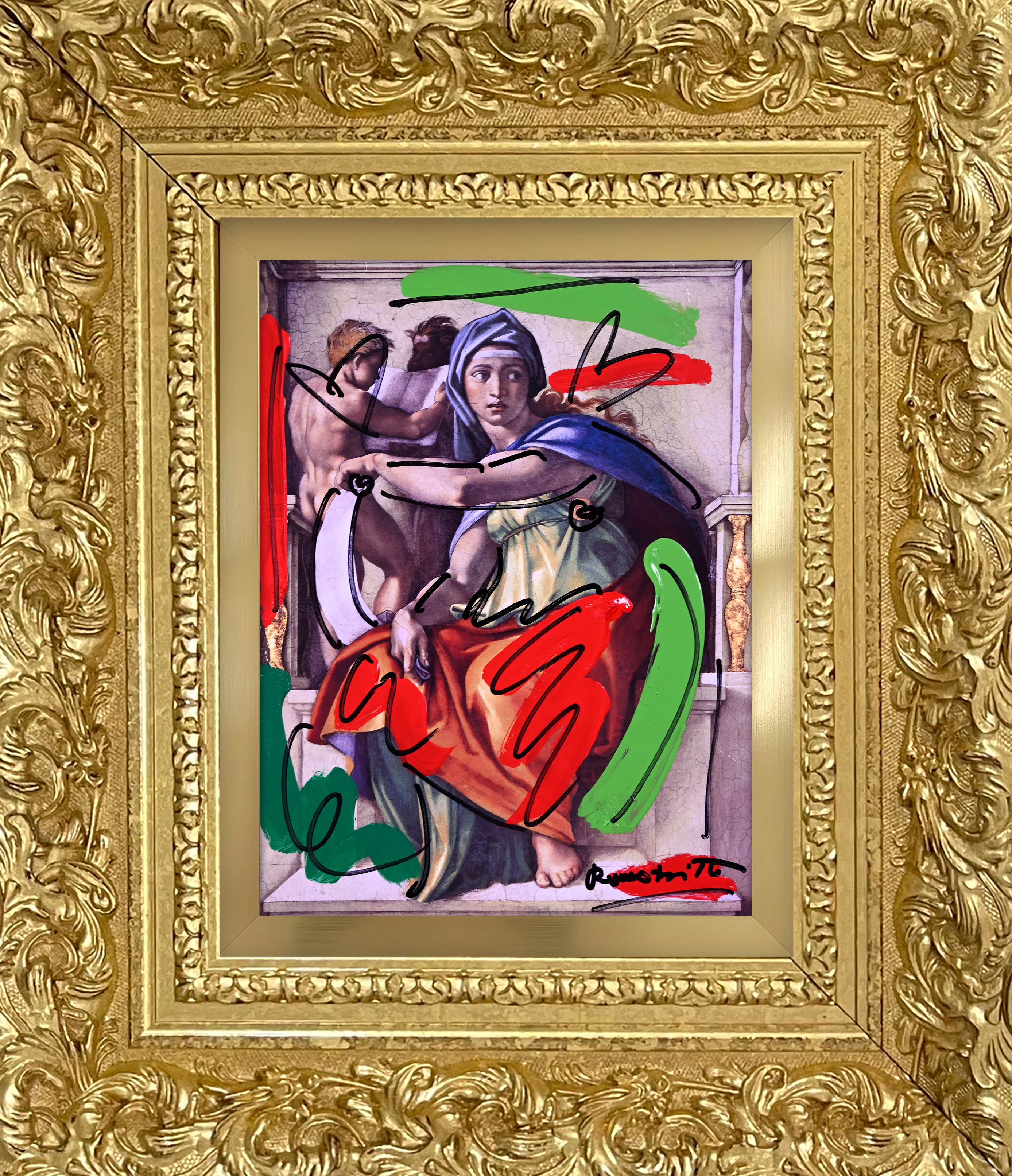 DELPHIC SIBYL - Mixed Media Original - Image 12