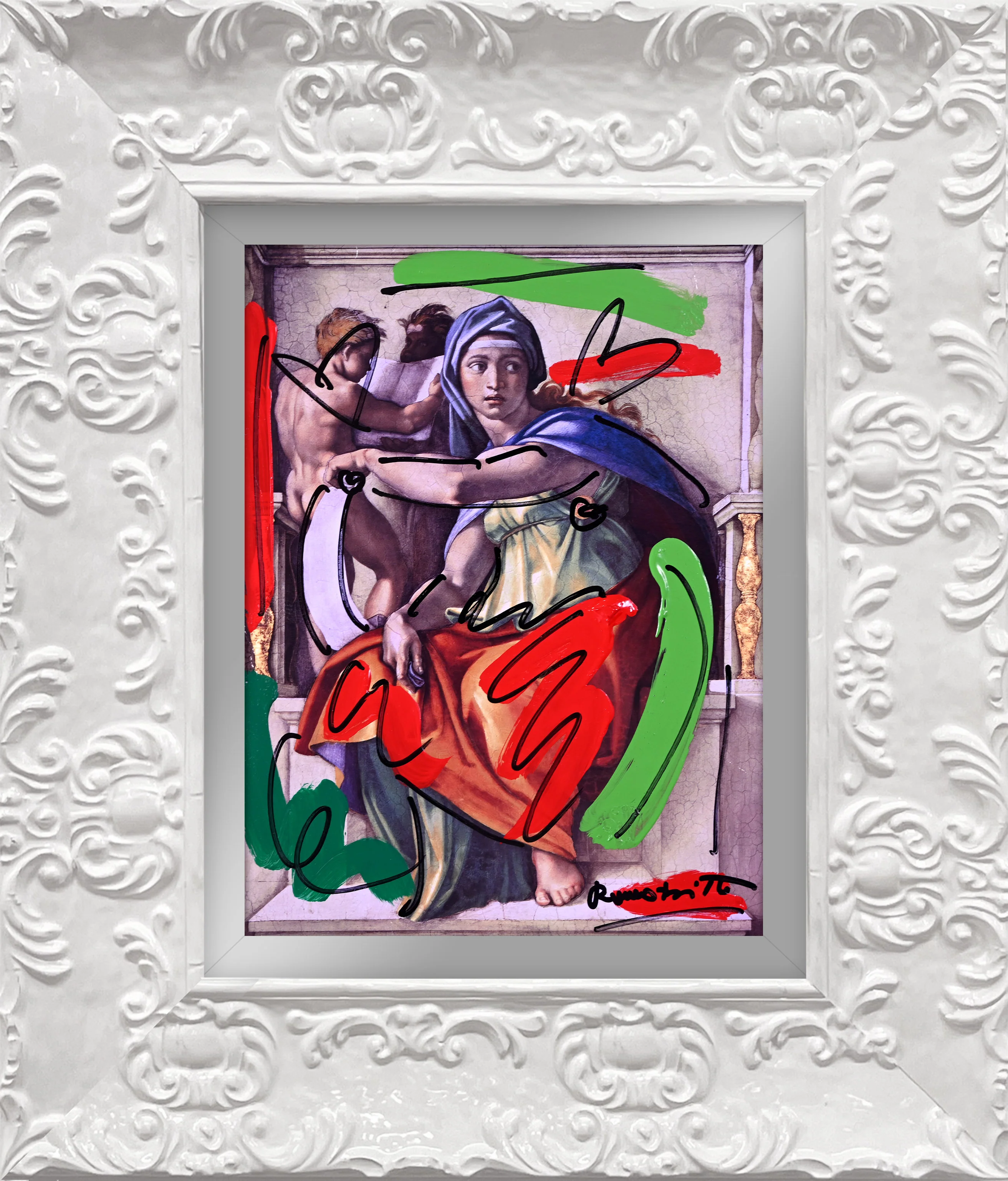 DELPHIC SIBYL - Mixed Media Original - Image 16