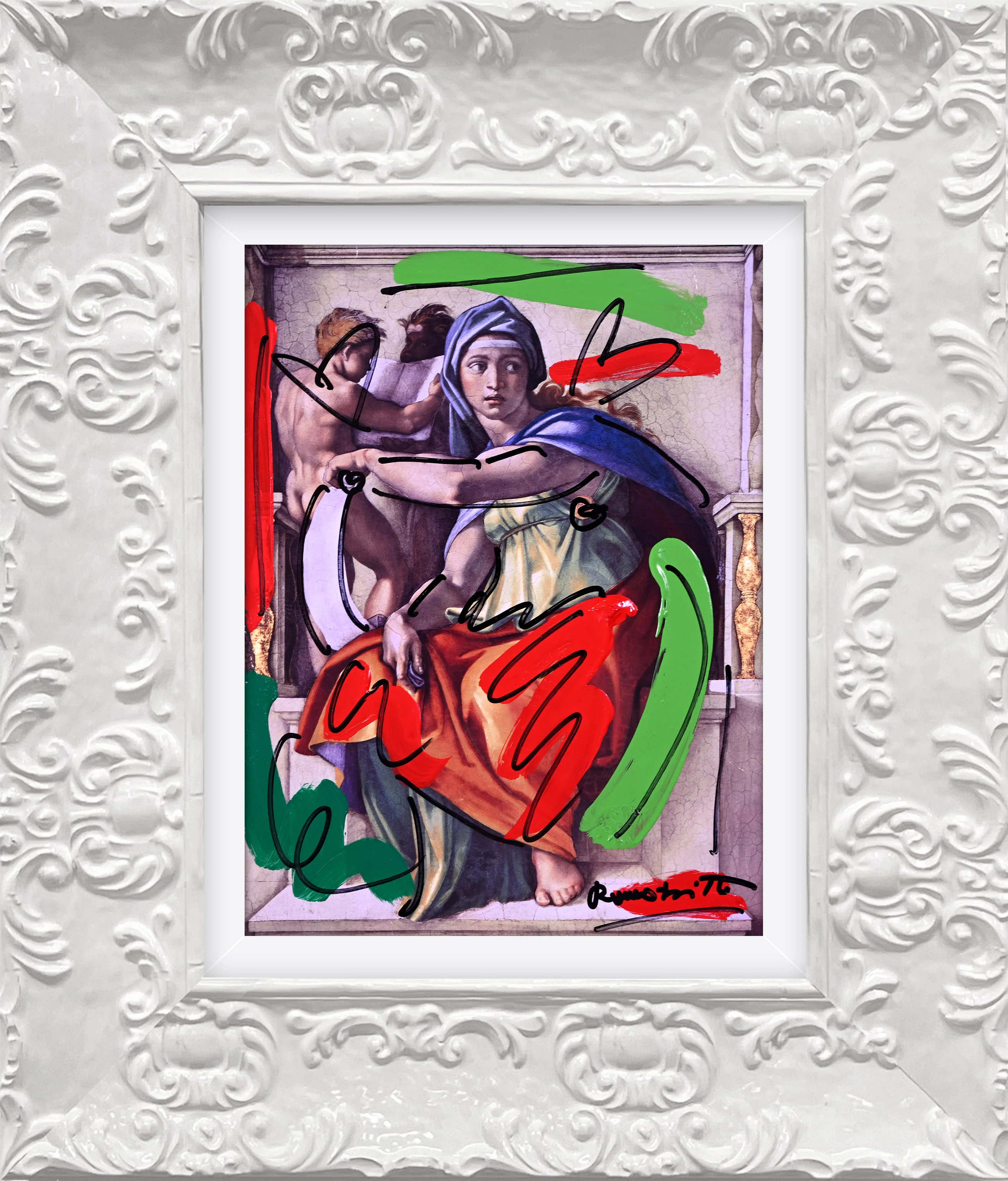 DELPHIC SIBYL - Mixed Media Original - Image 17