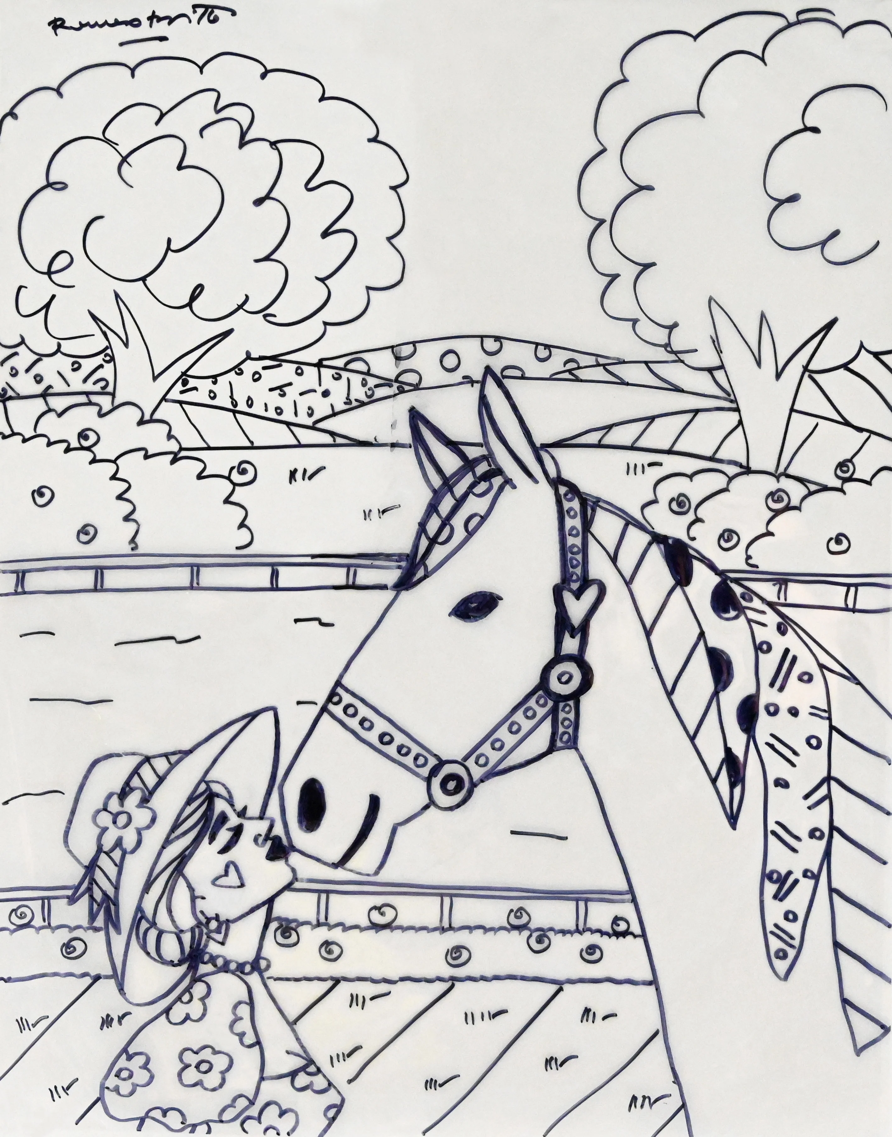 DERBY LOVE - Original Drawing