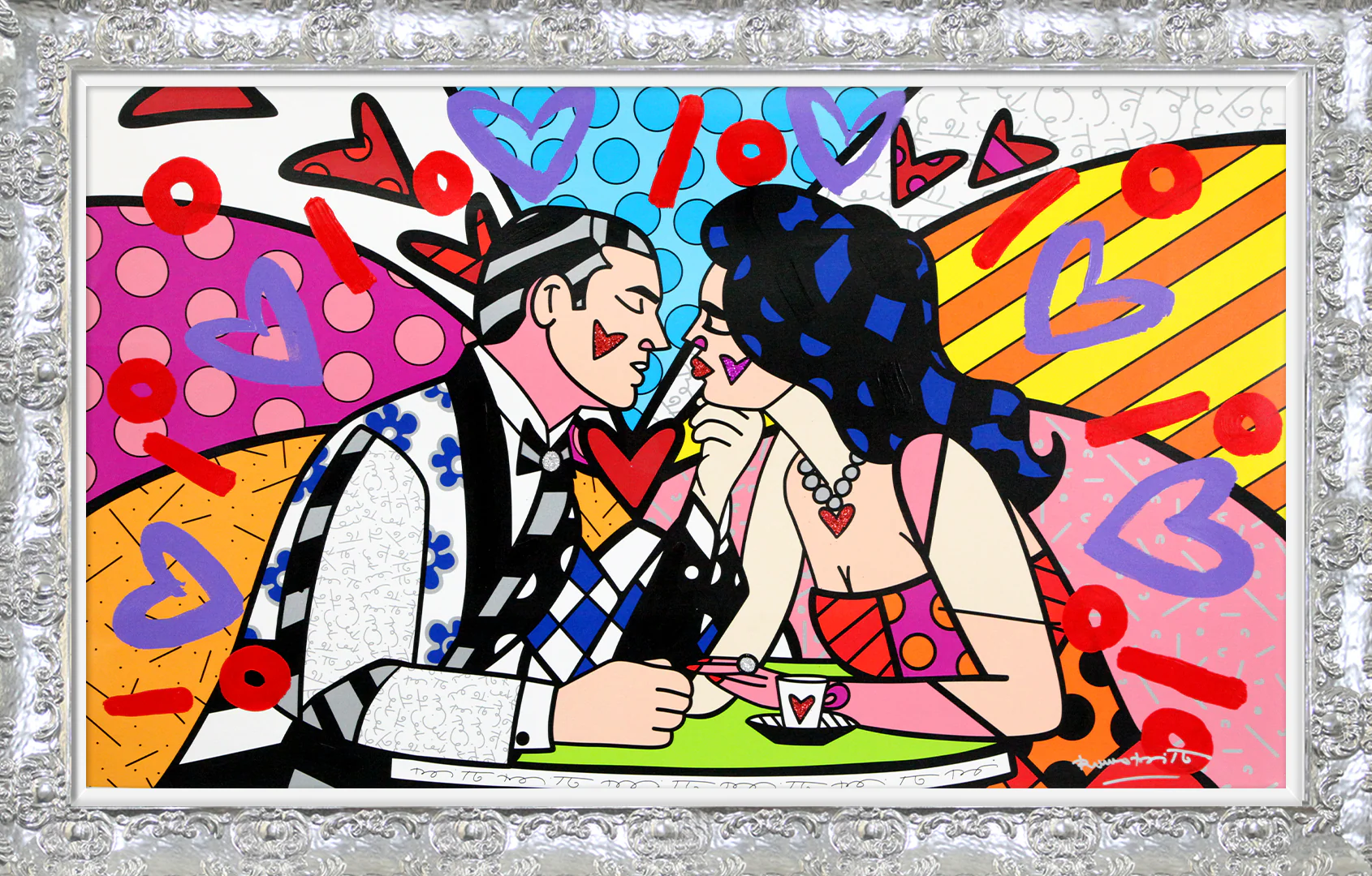 Dinner Date - Mixed Media Original - Image 10