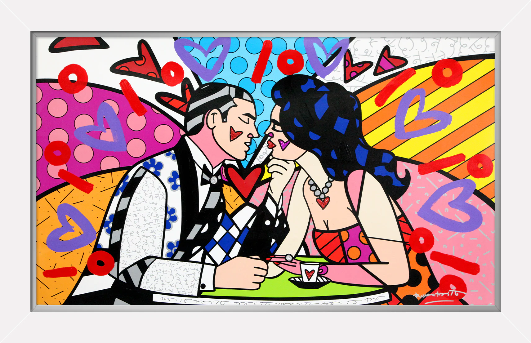 Dinner Date - Mixed Media Original - Image 11