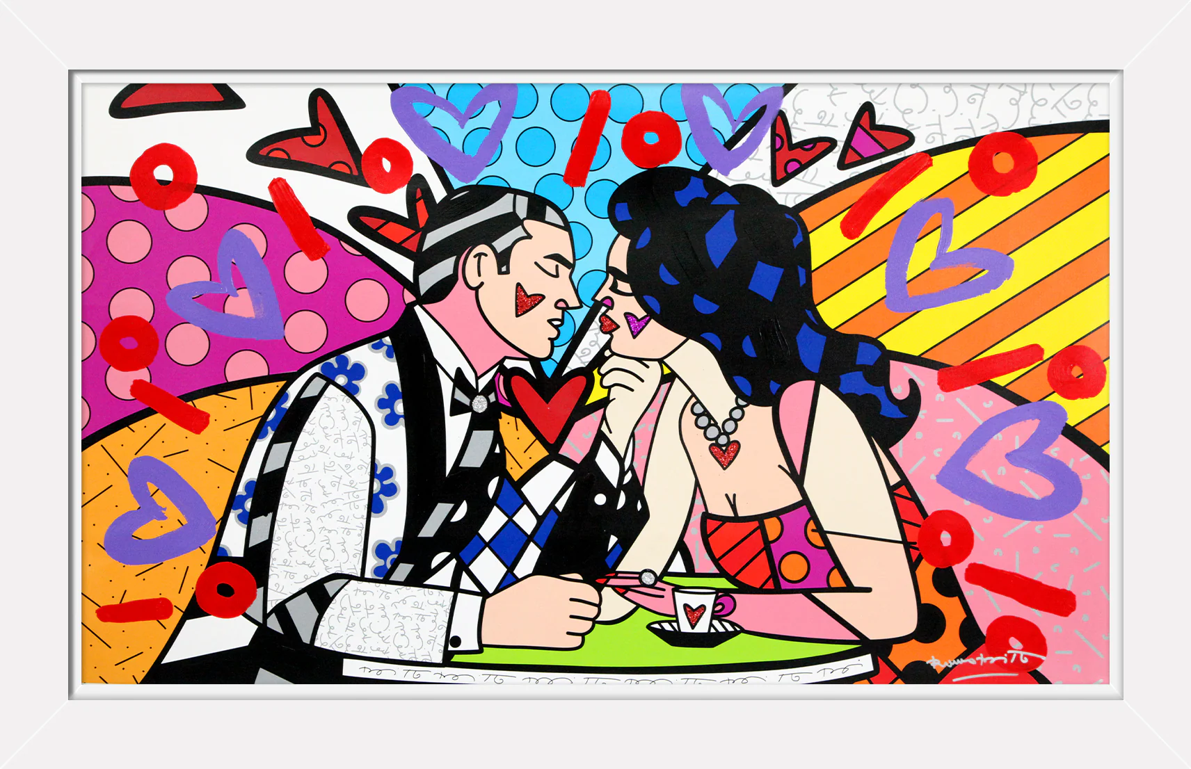 Dinner Date - Mixed Media Original - Image 12