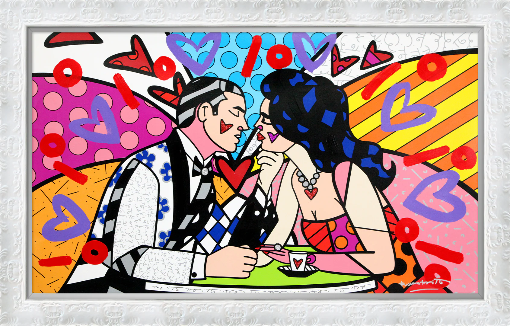 Dinner Date - Mixed Media Original - Image 13