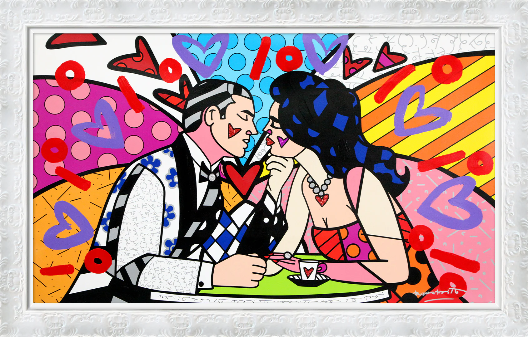 Dinner Date - Mixed Media Original - Image 14