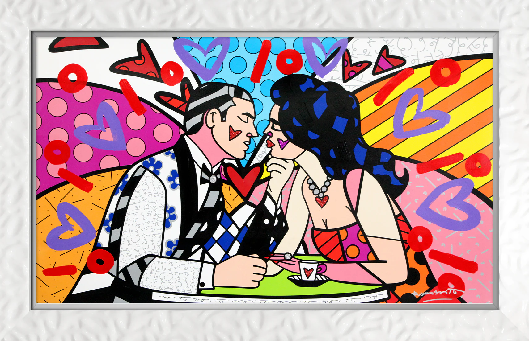 Dinner Date - Mixed Media Original - Image 15
