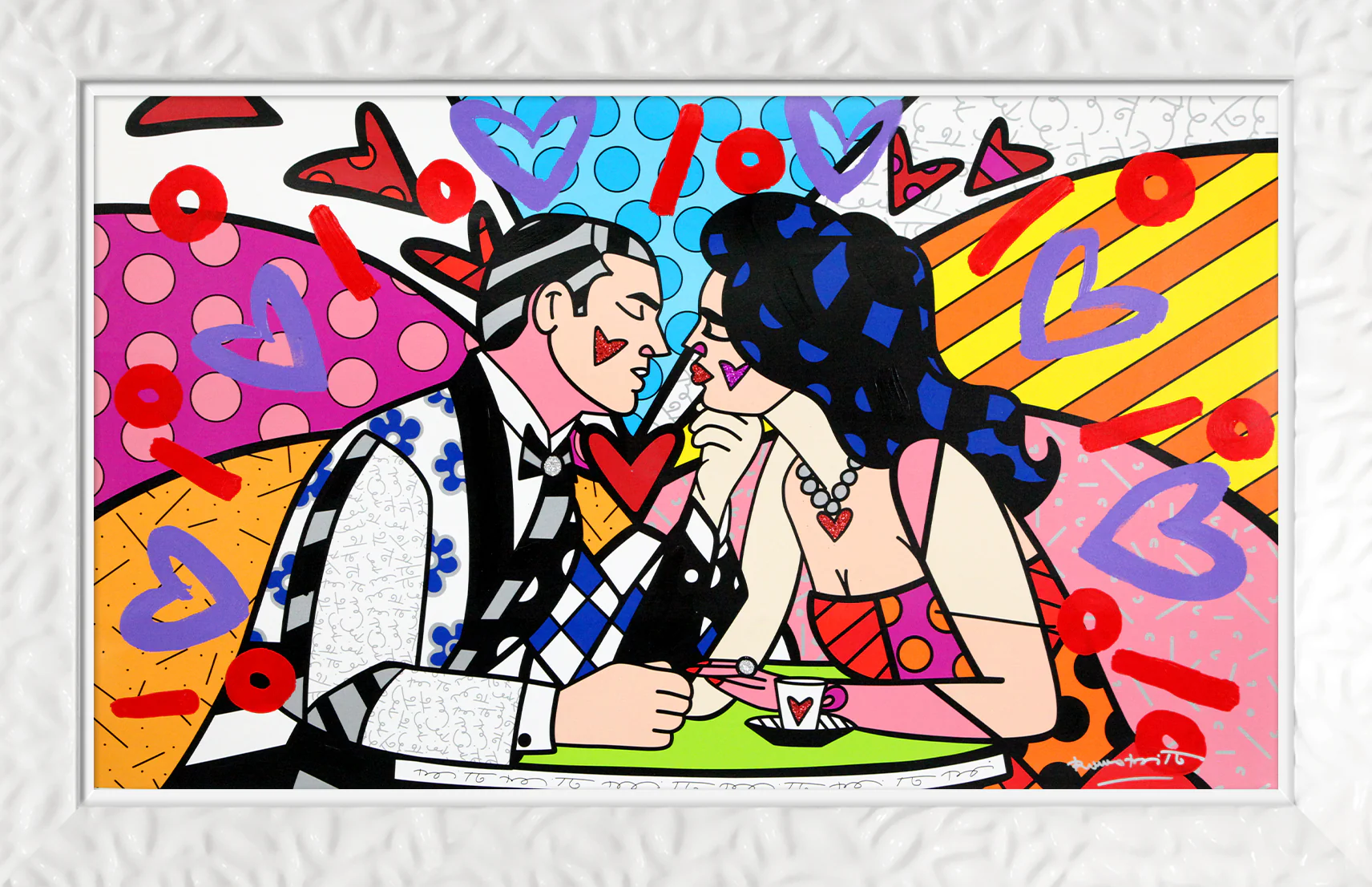 Dinner Date - Mixed Media Original - Image 16